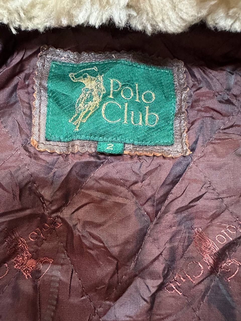 Beverly Hills Polo Club Vtg Polo Club Fur Collar Leather Jacket Size US M / EU 48-50 / 2 - 22 Thumbnail
