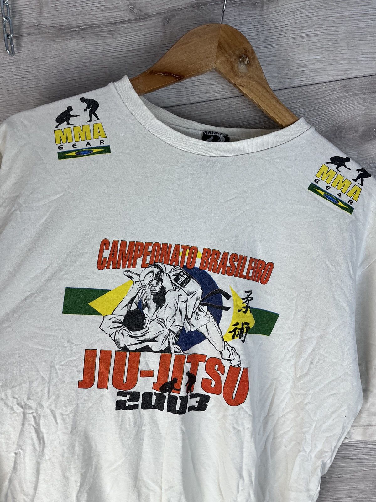 Japanese Brand Mens T-shirt sport MMA Gear Brazil vintage Size US S / EU 44-46 / 1 - 5 Thumbnail