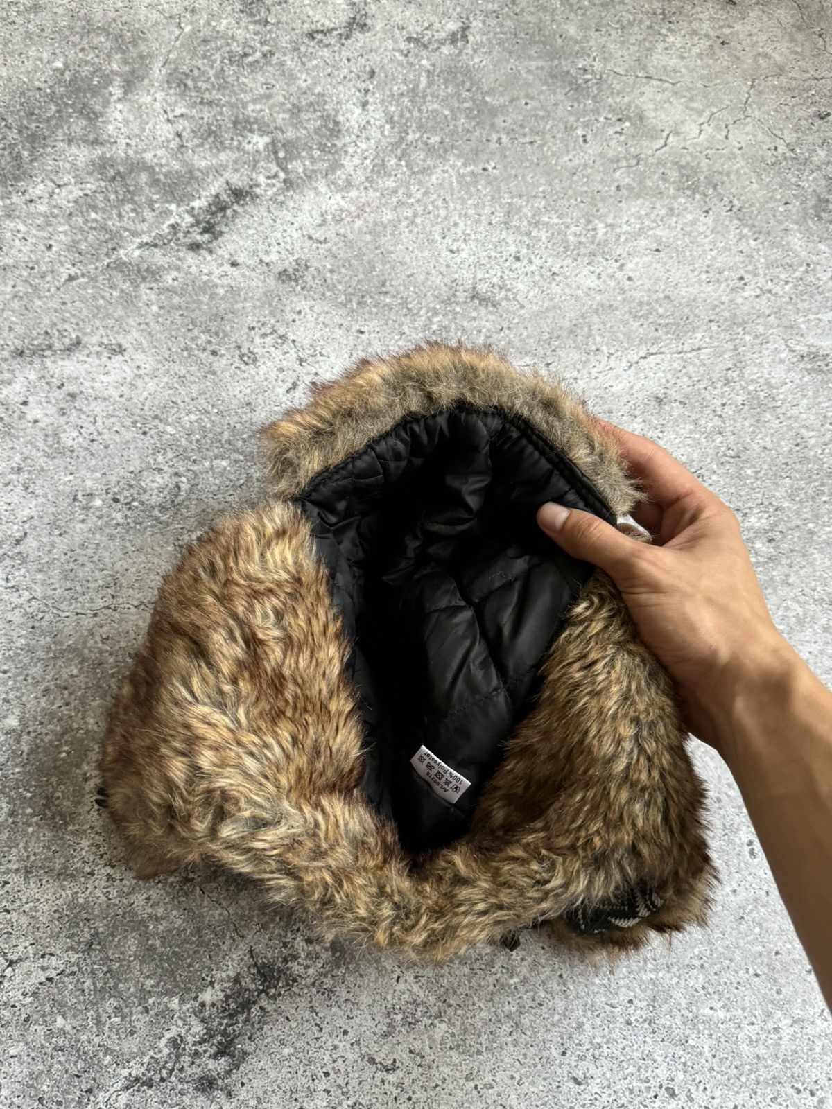 Japanese Brand × Vintage Vintage Y2K fleece snow hat Japanese style Size ONE SIZE - 7 Thumbnail