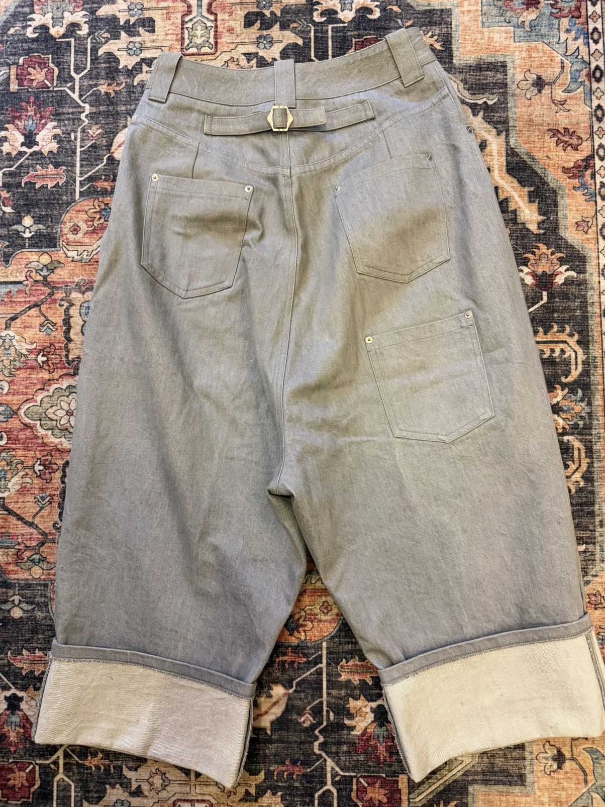 Vaquera Vaquera FW19 Oversized Baggy Zoot Suit Denim Jeans Trousers Size US 30 / EU 46 - 2 Thumbnail