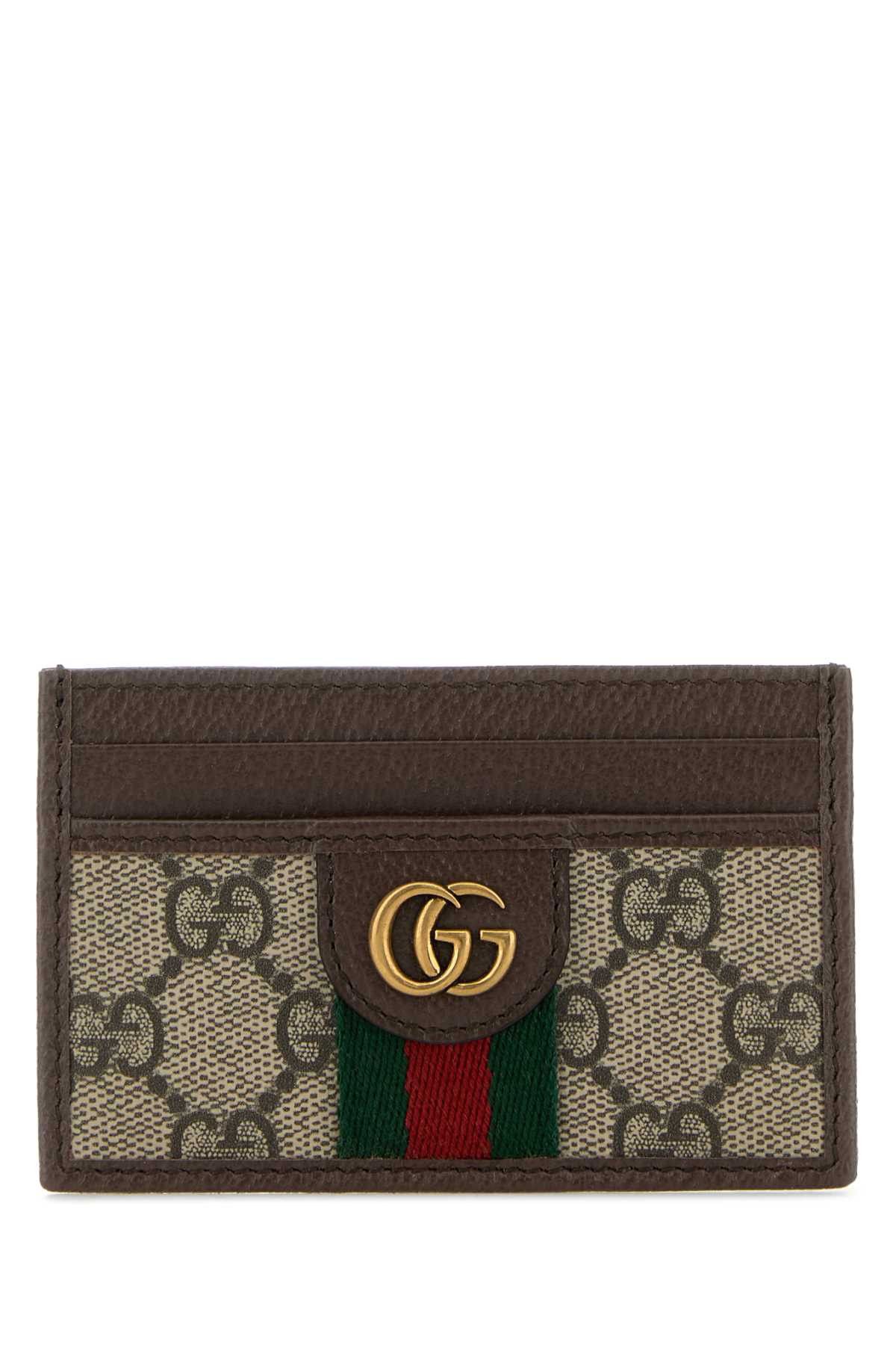 Gucci Printed Canvas Card Holder Size ONE SIZE - 1 Thumbnail
