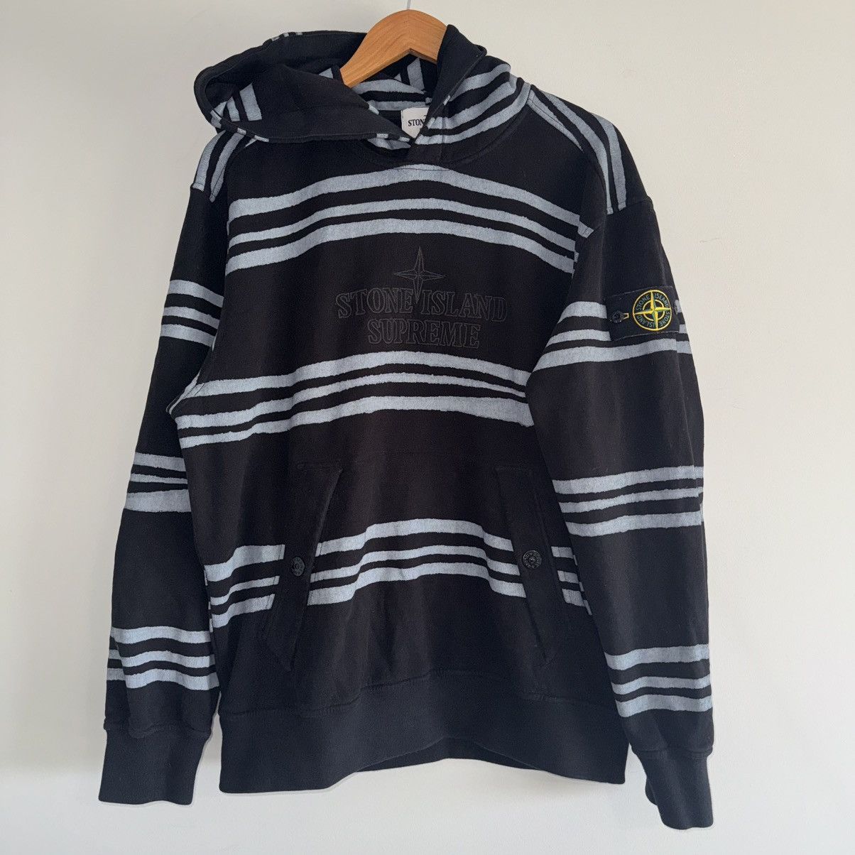 Stone Island SUPREME X STONE ISLAND REFLECTIVE HOODIE | Grailed