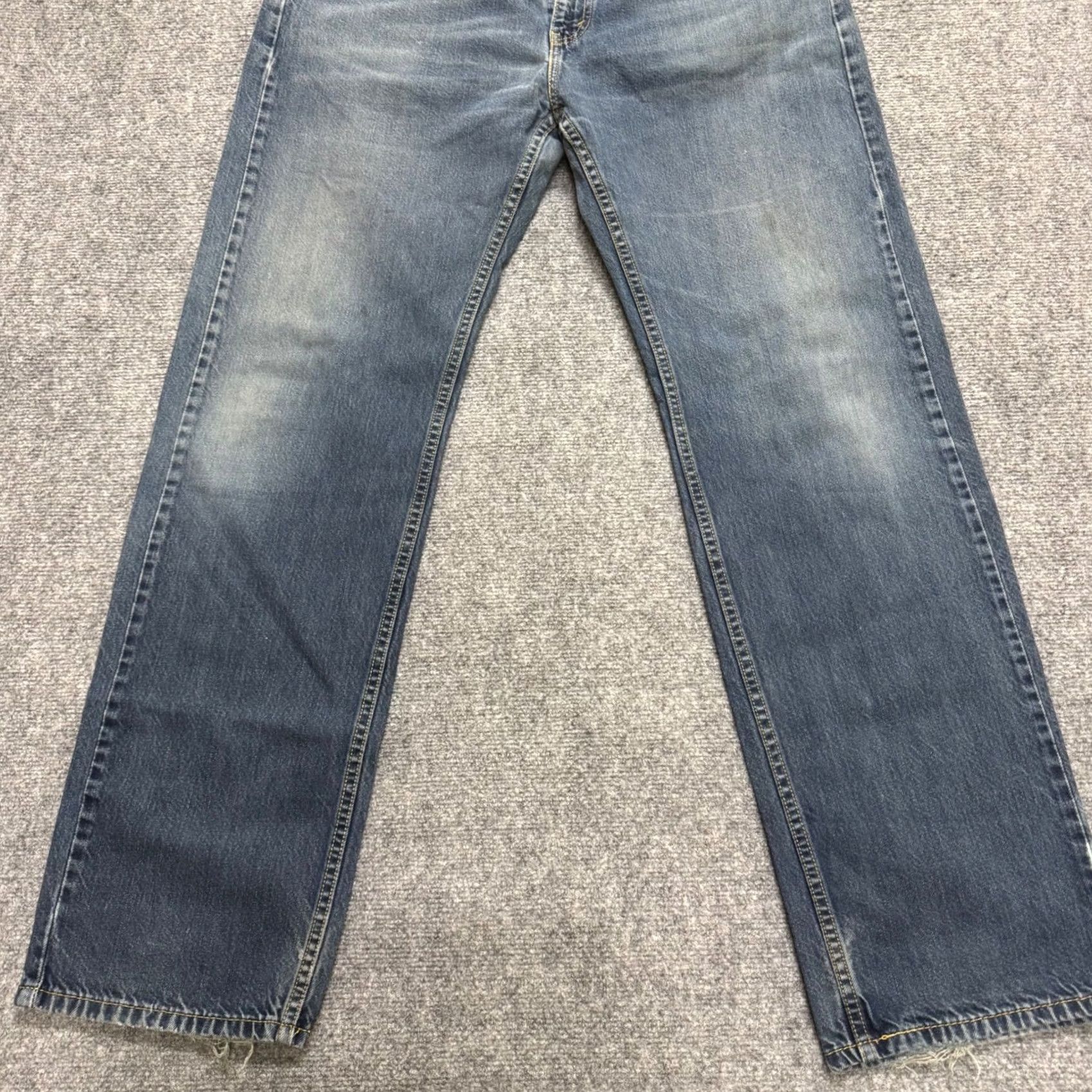 Levi's VINTAGE Levi's 505 Jeans Men's 36x32 Dark Washed Denim Slim Relaxed Fit Pants Jeans Bl ue 36 Men Straight Size US 36 / EU 52 - 7 Thumbnail