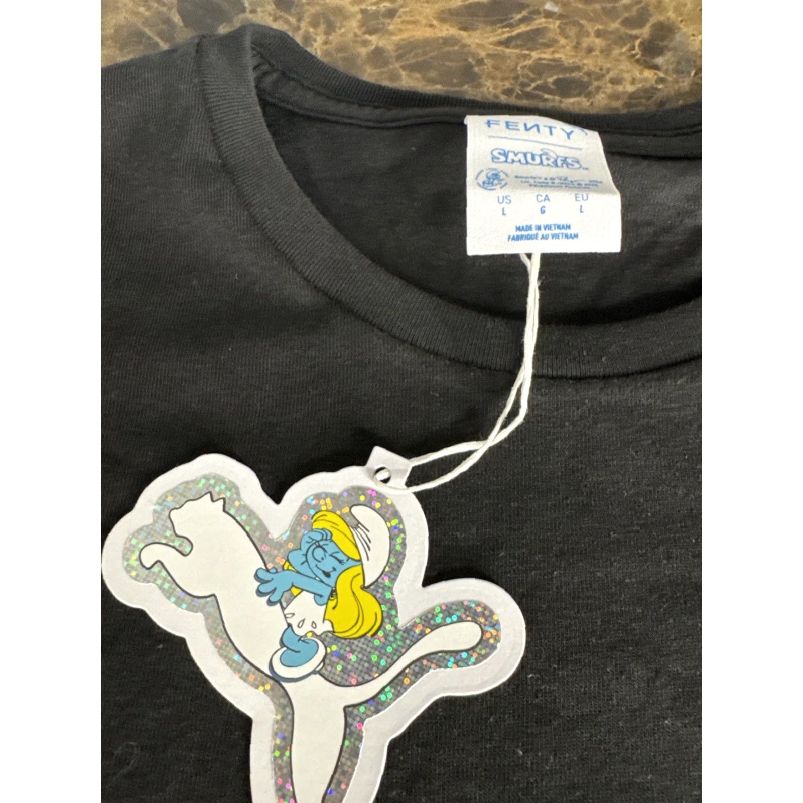 Puma Puma x Fenty x Smurfs Long Sleeve T Shirt Tee Men’s Sz L New W Tags Black Tee Shirt Mens L Black Size US L / EU 52-54 / 3 - 4 Thumbnail