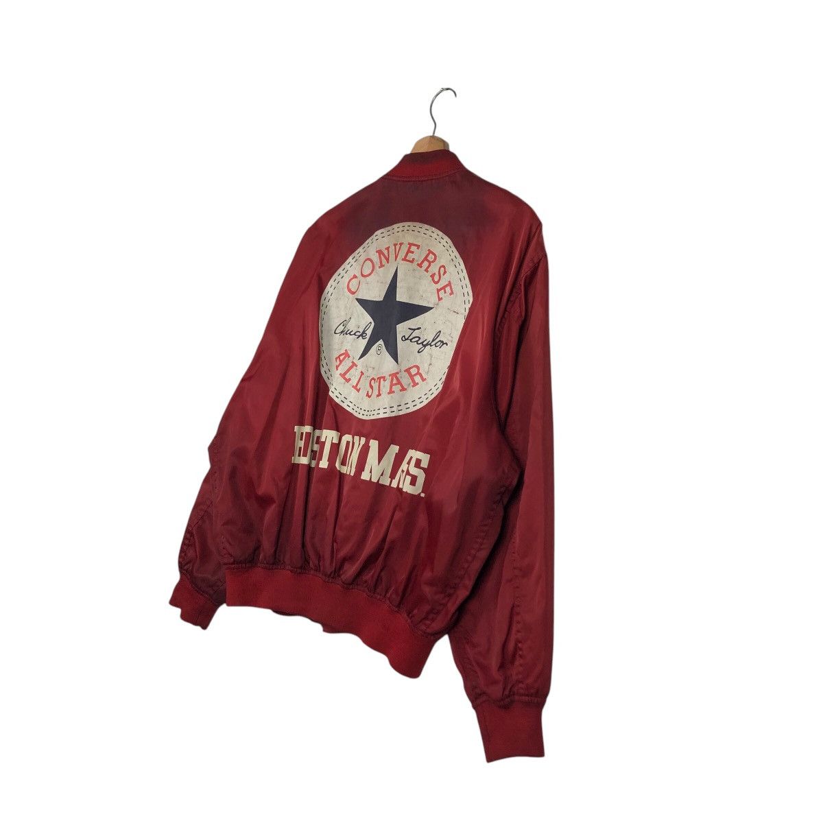 Japanese Brand 📌Vintage Bomber Jacket Converse All Star Boston Mass Usa Size US M / EU 48-50 / 2 - 11 Thumbnail