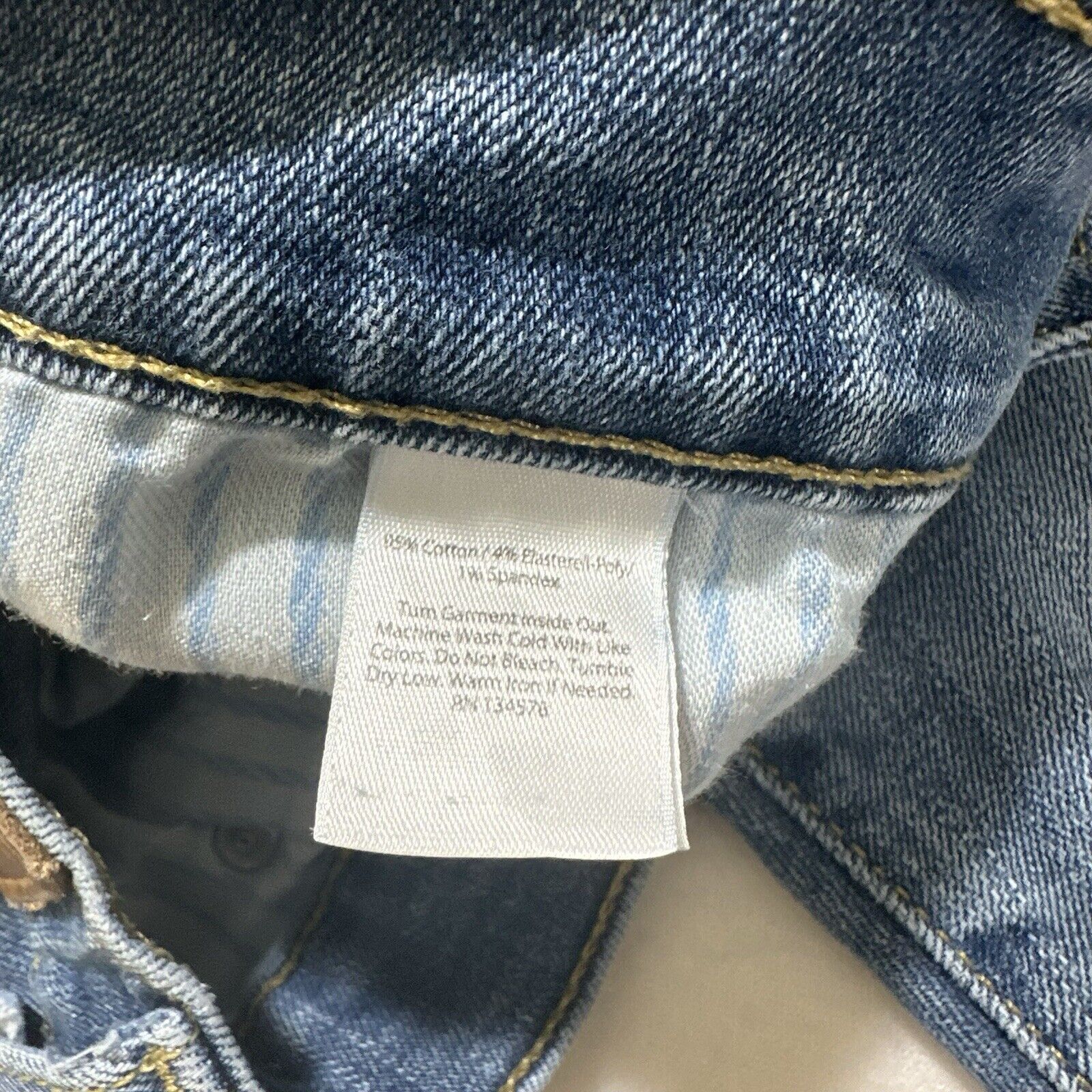 Vineyard Vines Vineyard Vines 28x30 Blue Skinny Jeans Denim Paint Stained Size 28" / US 6 / IT 42 - 11 Thumbnail
