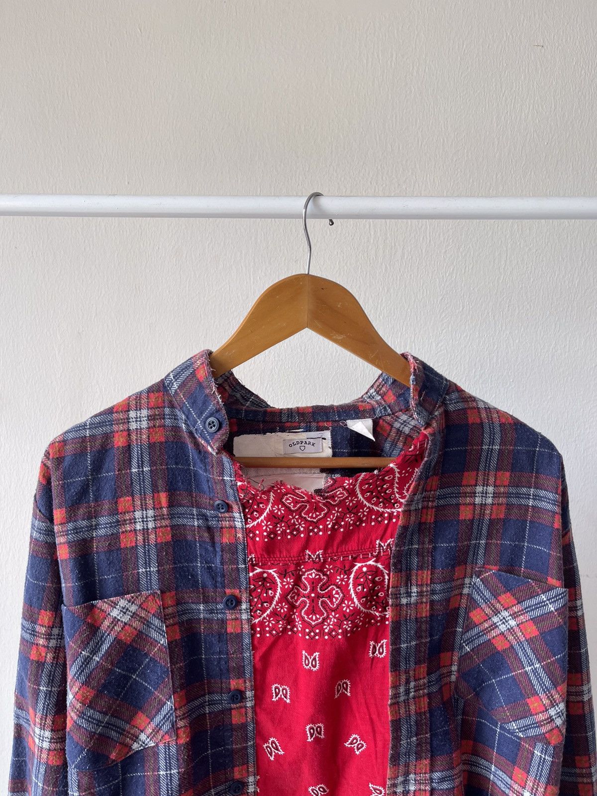 Old Park Old Park Rework Plaid Bandana Shirt A1 Size US M / EU 48-50 / 2 - 4 Thumbnail