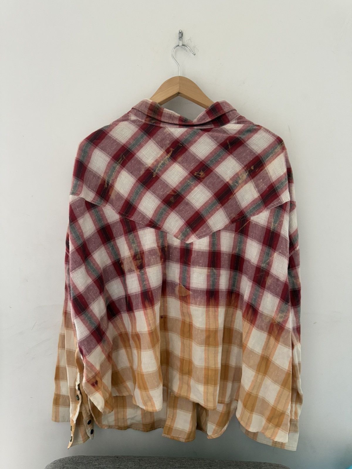 Faith Connexion Faith connexion oversized bleached plaid shirt Size US M / EU 48-50 / 2 - 2 Thumbnail