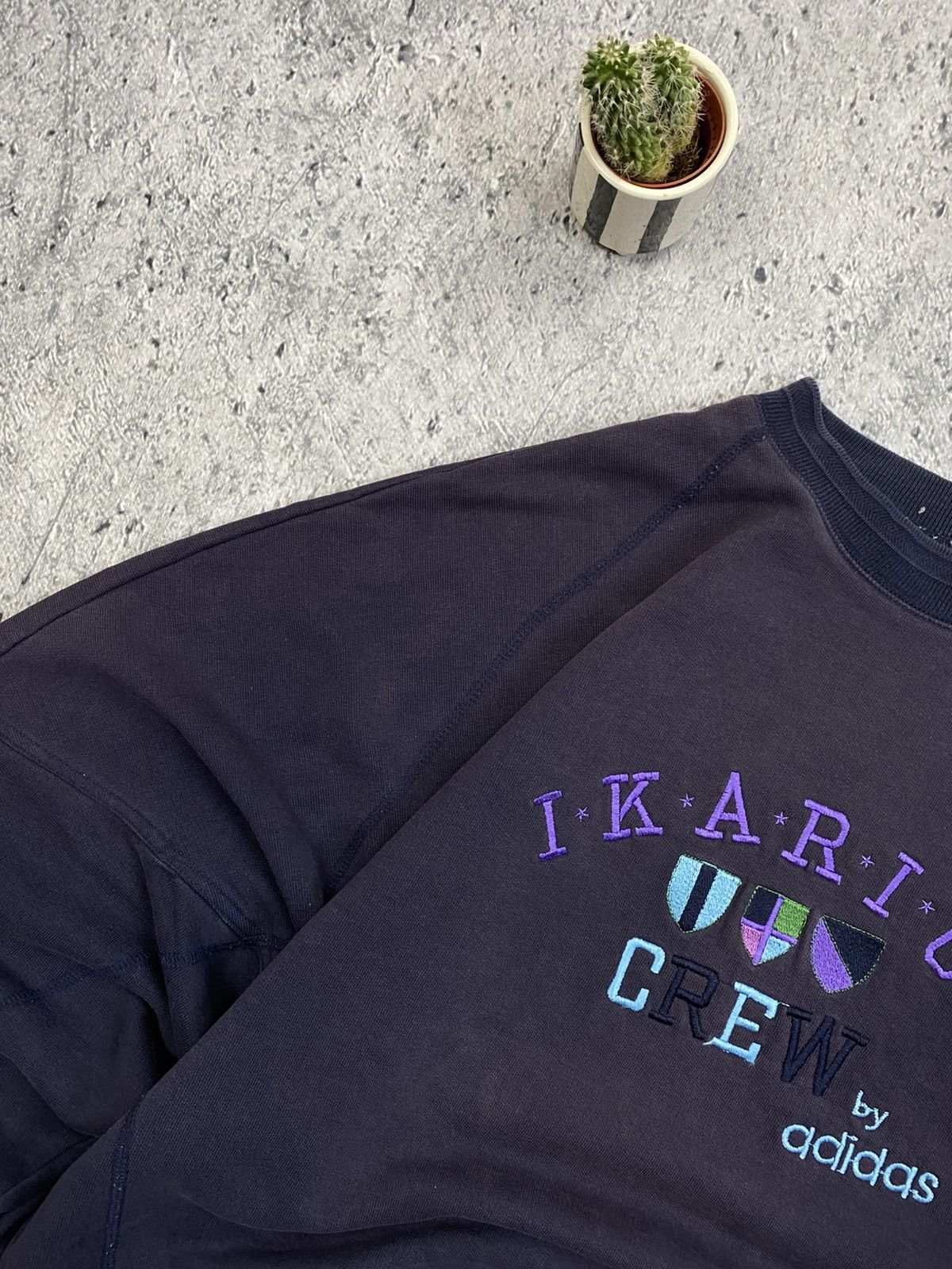Adidas × Vintage Vintage Crewneck Adidas Streetwear 80’ Size US L / EU 52-54 / 3 - 2 Thumbnail