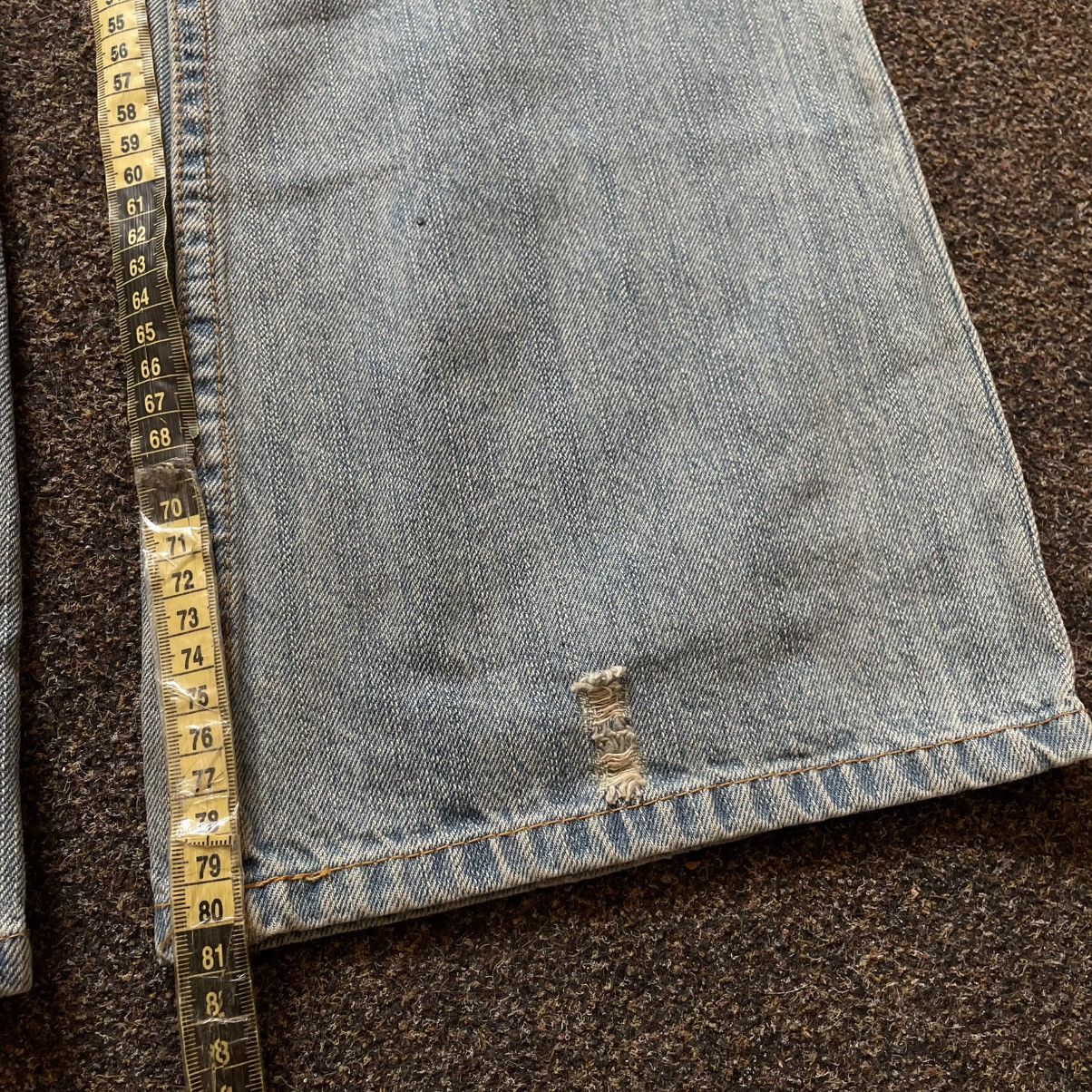 Vintage Vintage Y2K Floral Distressed Bootcut Jeans Streetwear 34 Size 34" / US 12 / IT 48 - 6 Thumbnail