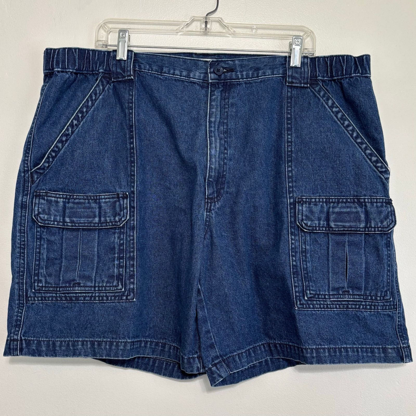 Savane Savane Men’s Lightweight Denim Shorts Size 42 Cotton Zip Fly Size US 42 / EU 58 - 1 Thumbnail
