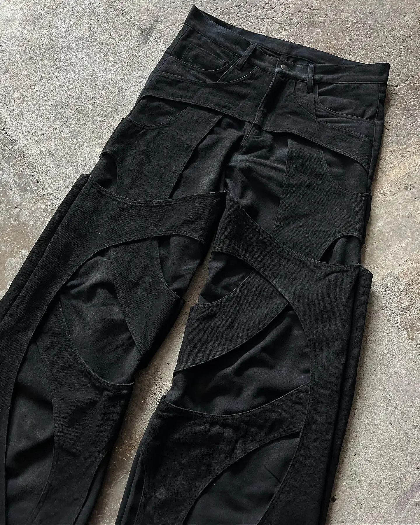 Designer × Japanese Brand Retro Mopping Jean Size US 38 / EU 54 - 1 Thumbnail