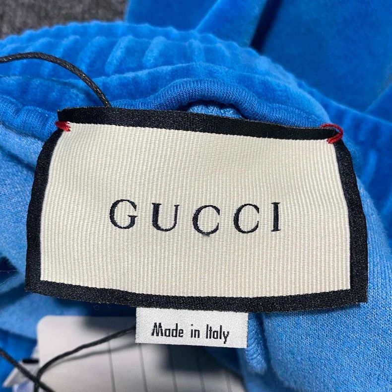 Gucci Gucci Size XS Blue velvet leggings 2506-Nextarrow Size US 27 - 4 Thumbnail