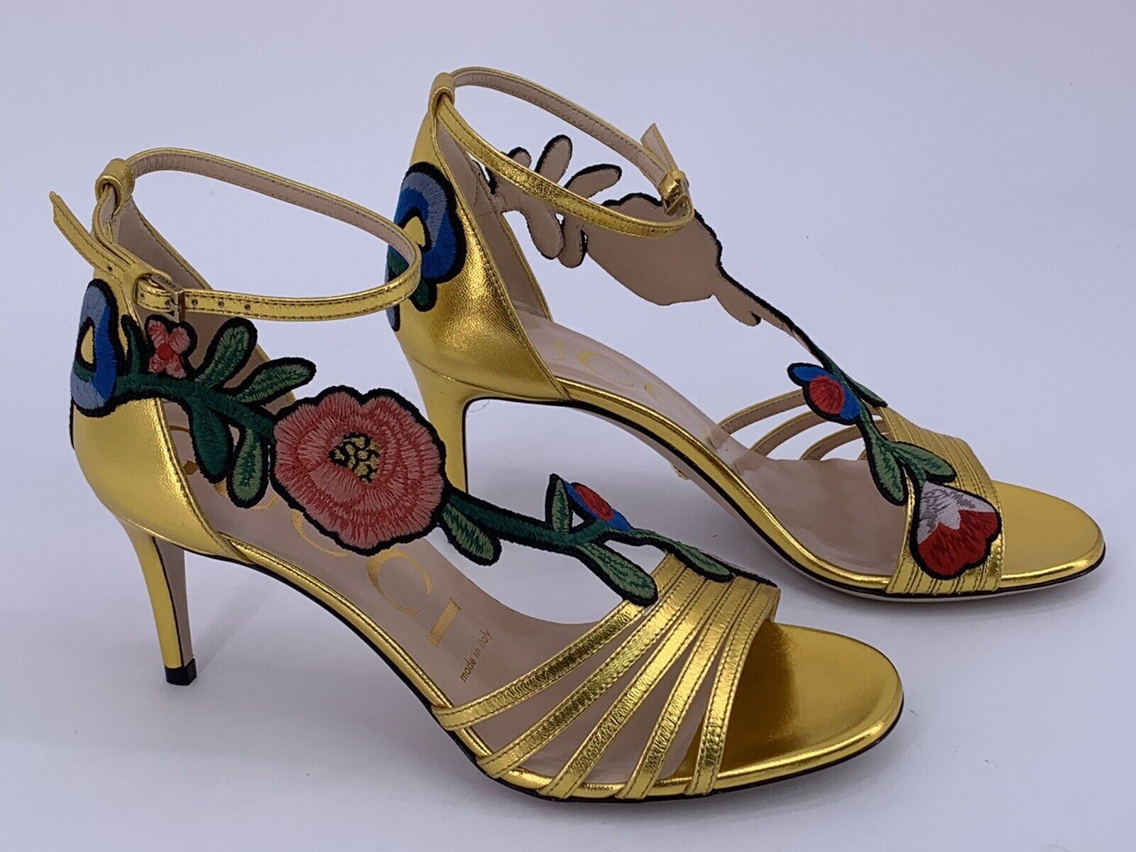 Gucci New Gucci Heels Sandalen Size IT-36,5 / US-6,5 Size US 6.5 / IT 36.5 - 7 Thumbnail