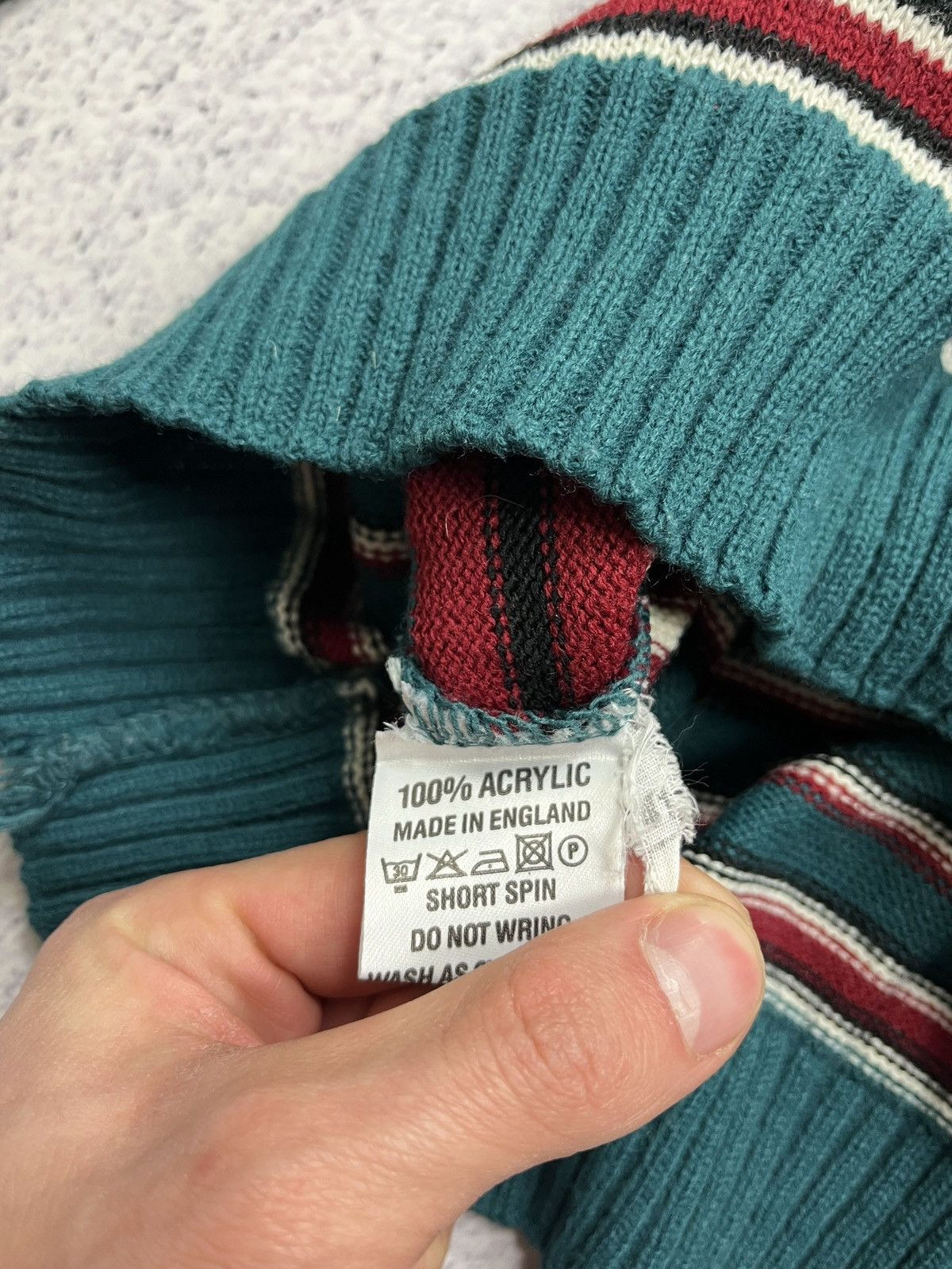Other UK × Vintage Vintage Y2K The Sweater Shop Coloured Knitted Sweater Size US S / EU 44-46 / 1 - 13 Thumbnail