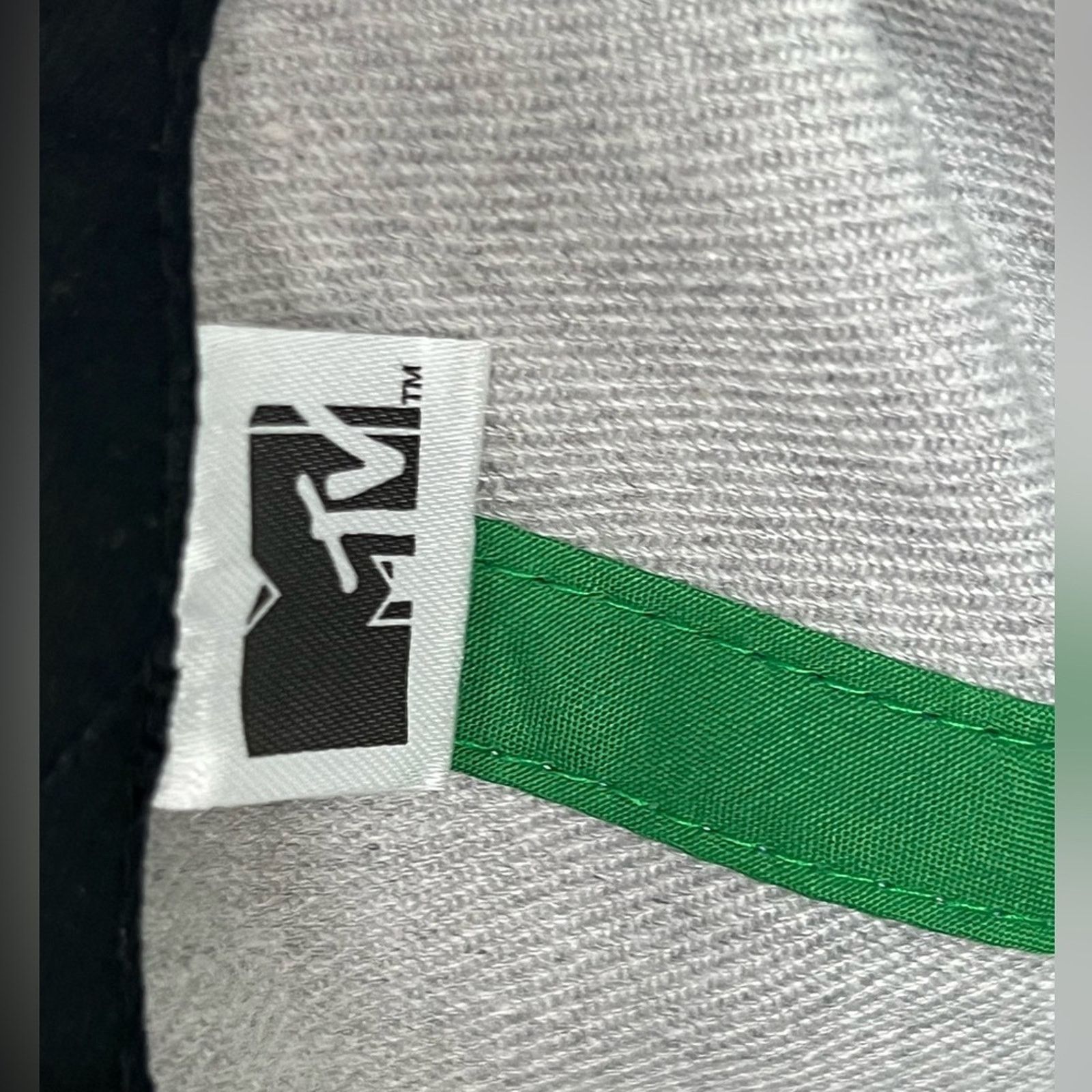 Mtv MTV Snapback Hat Cap Heather Gray Green Flat Bill Retro 90s Size ONE SIZE - 5 Thumbnail