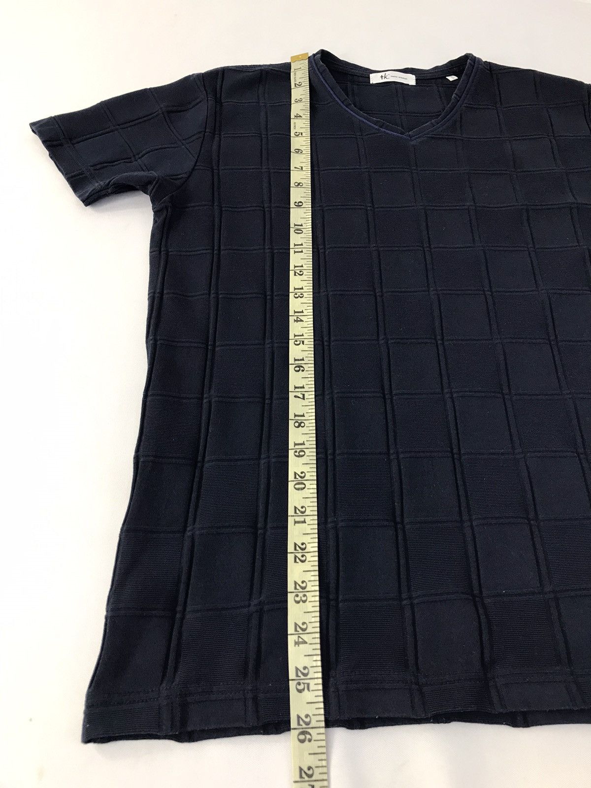 Japanese Brand × Takeo Kikuchi Takeo Kikuchi Plaid Design T.Shirt Size US M / EU 48-50 / 2 - 9 Thumbnail