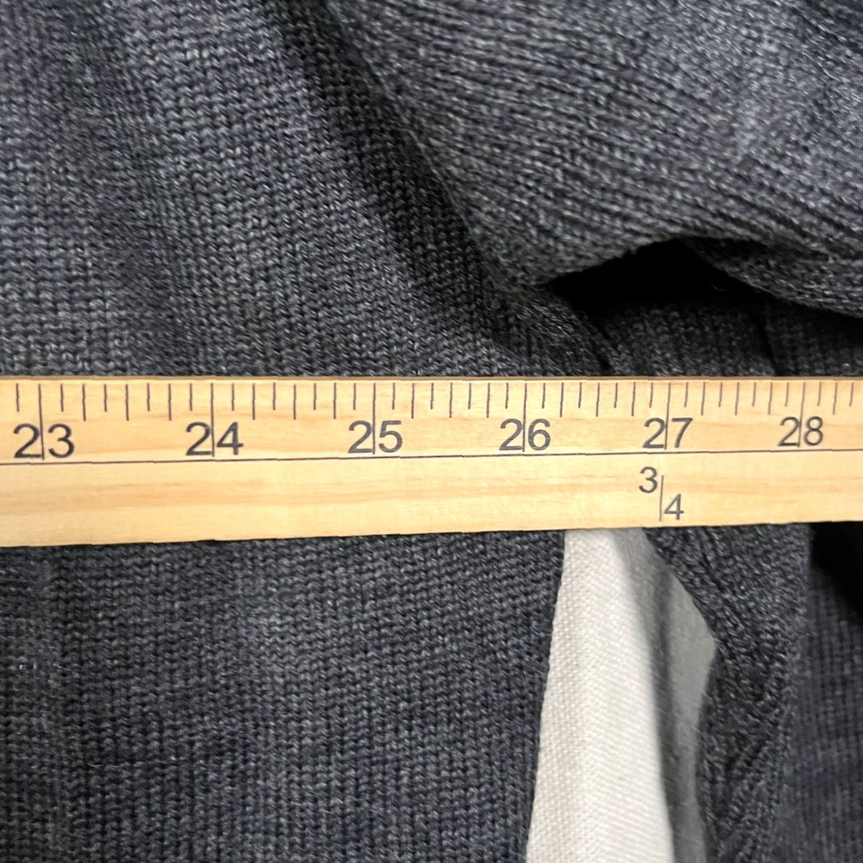 Eileen Fisher VINTAGE Eileen Fisher Cardigan Shirt Womens Medium Charcoal Grey Italian Yarn Knit Cowl Neck Oversized Pockets Size M / US 6-8 / IT 42-44 - 5 Thumbnail