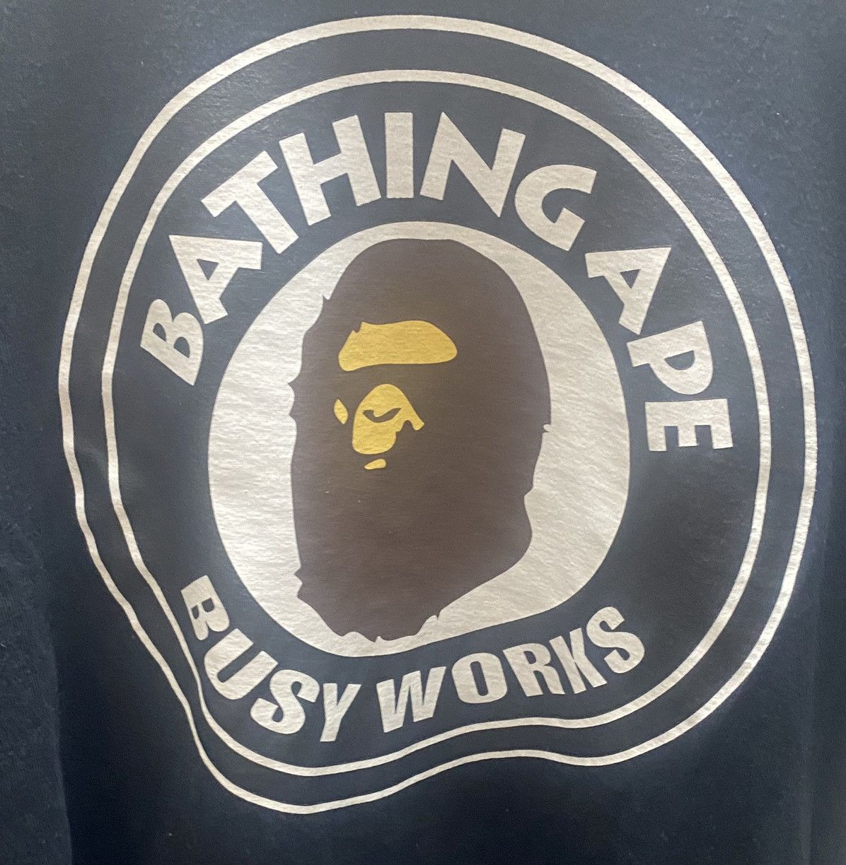 Bape Busy Works L/S Tee (2016) Size US M / EU 48-50 / 2 - 3 Thumbnail