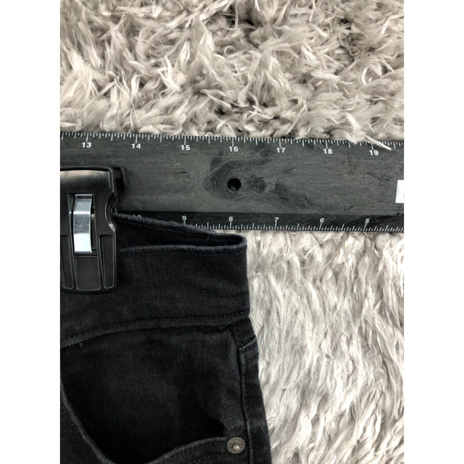 Old Navy Old Navy The Flirt Skinny Jeans Womens Dark Wash Black size 8 Jeans Regular Rise Mid Inseam 30 in Cotton Denim 5-Pocket Button Zipper Size 30" / US 8 / IT 44 - 2 Thumbnail