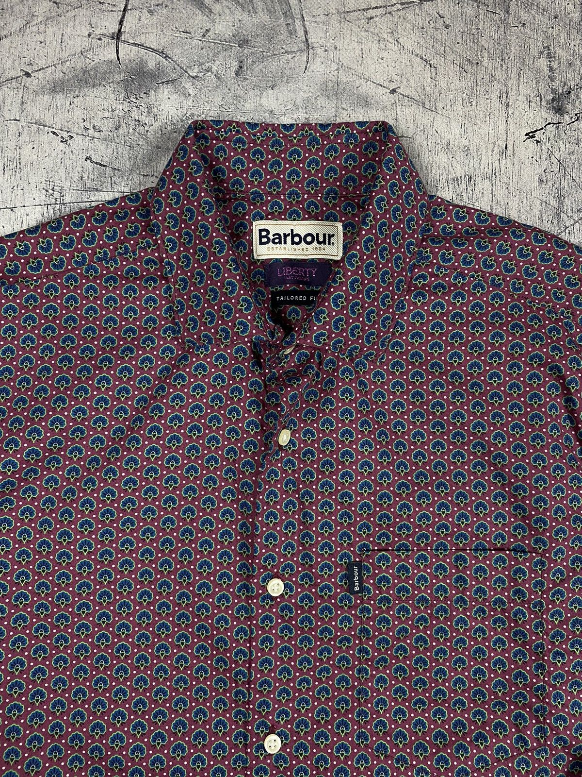 Barbour Barbour Liberty ART Fabrics Flowers Print Button Up Shirt Size US L / EU 52-54 / 3 - 6 Thumbnail
