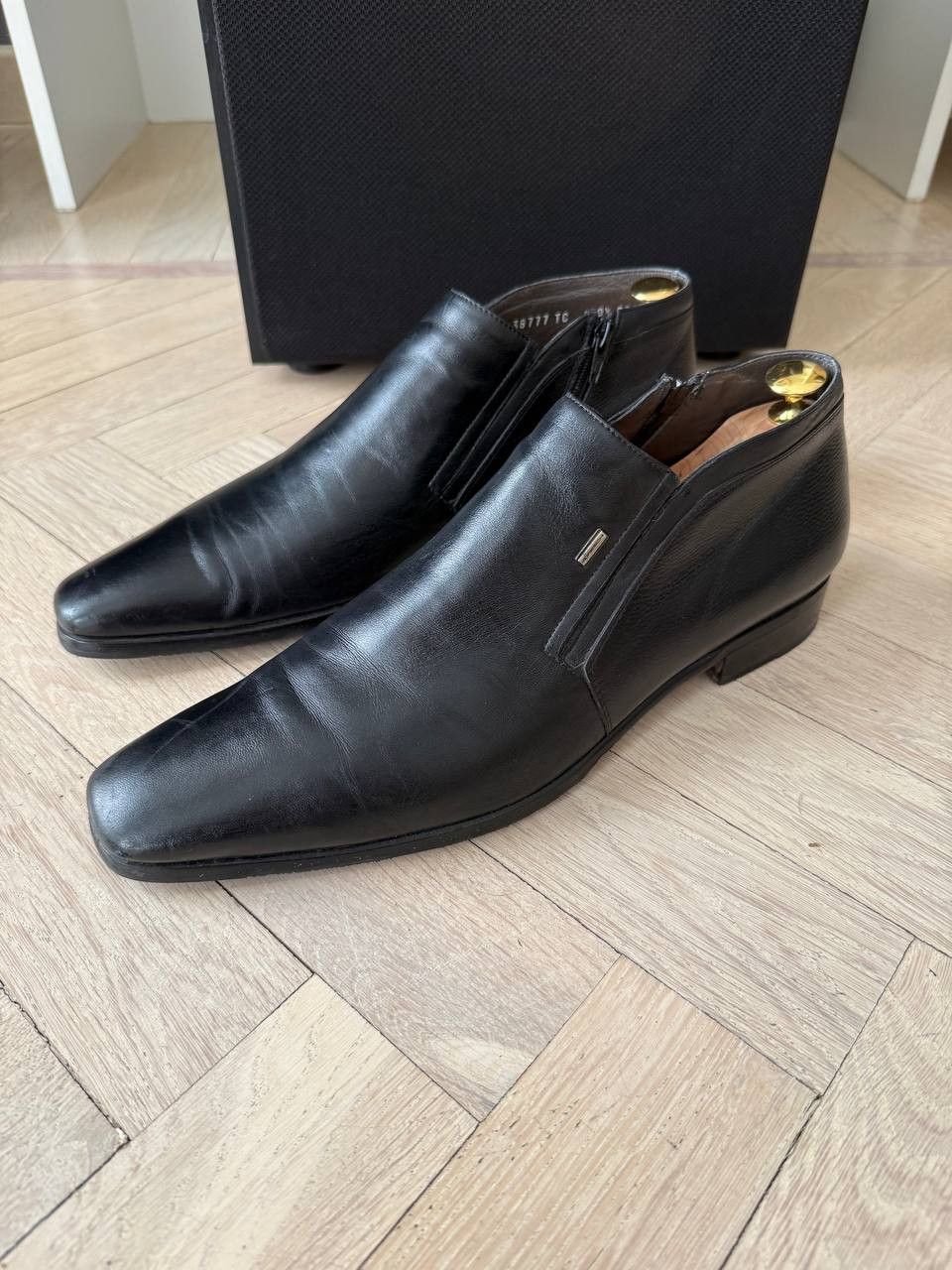 Moreschi Black Moreschi leather zip shoes Size US 10.5 / EU 43-44 - 1 Thumbnail