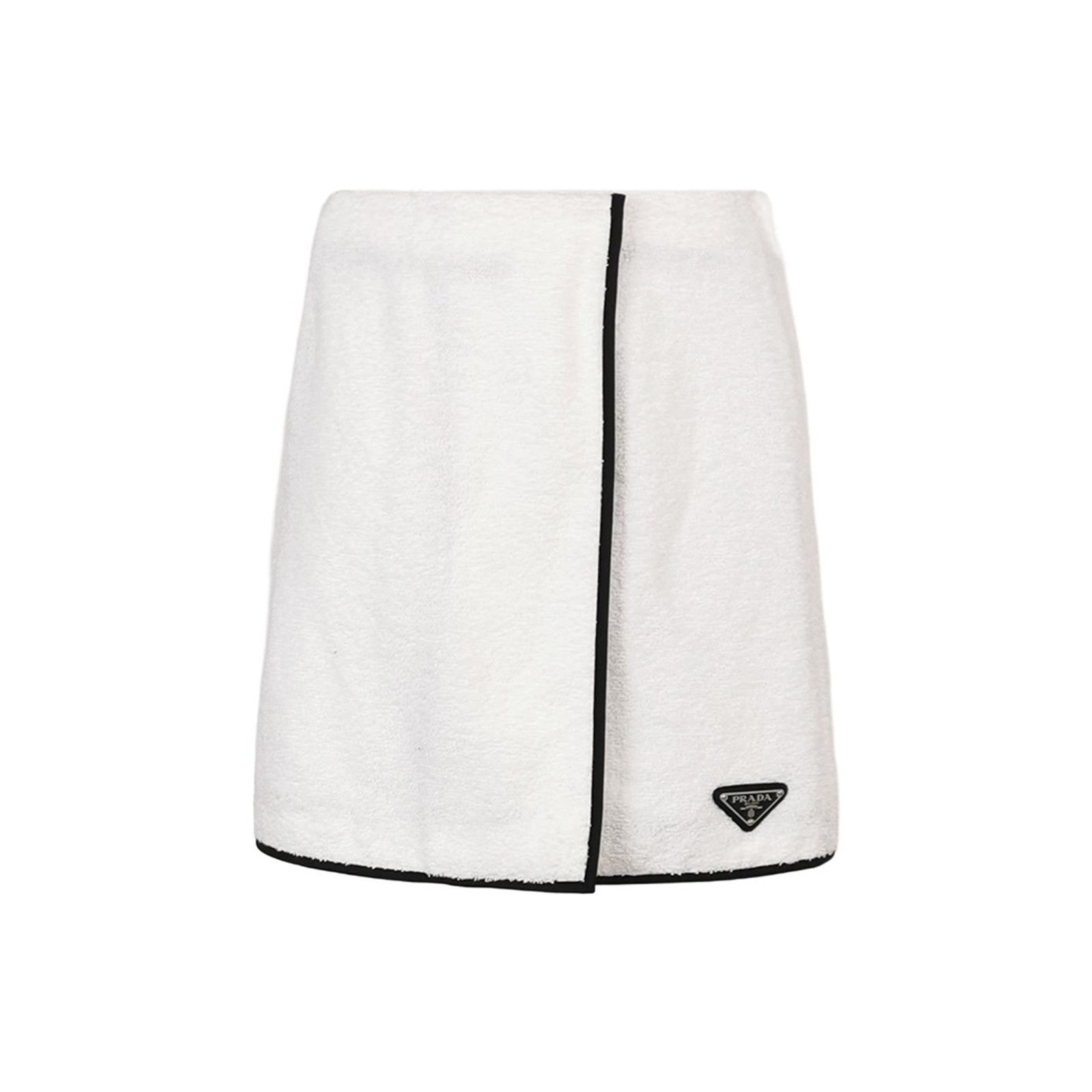 Prada Prada Terry Logo Mini Skirt Size 38 Size 26" / US 2 / IT 38 - 1 Thumbnail