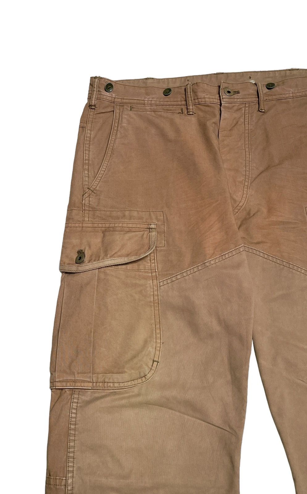RRL Ralph Lauren Vintage RRL Ralph Lauren Double Knee Two Tone Pants 2000s Size US 32 / EU 48 - 5 Thumbnail