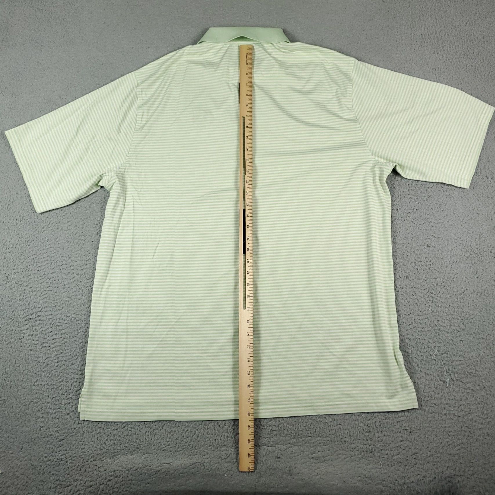 Vintage Donald Ross Golf Polo Shirt Striped Short Sleeve Mens XL Green Casual Polo Shirt Size US XL / EU 56 / 4 - 6 Thumbnail