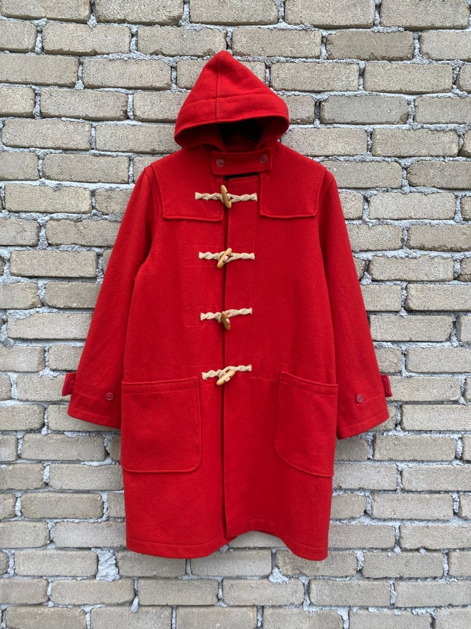 Schott Schott Duffle Coat Wool Red Colour Size US S / EU 44-46 / 1 - 2 Thumbnail
