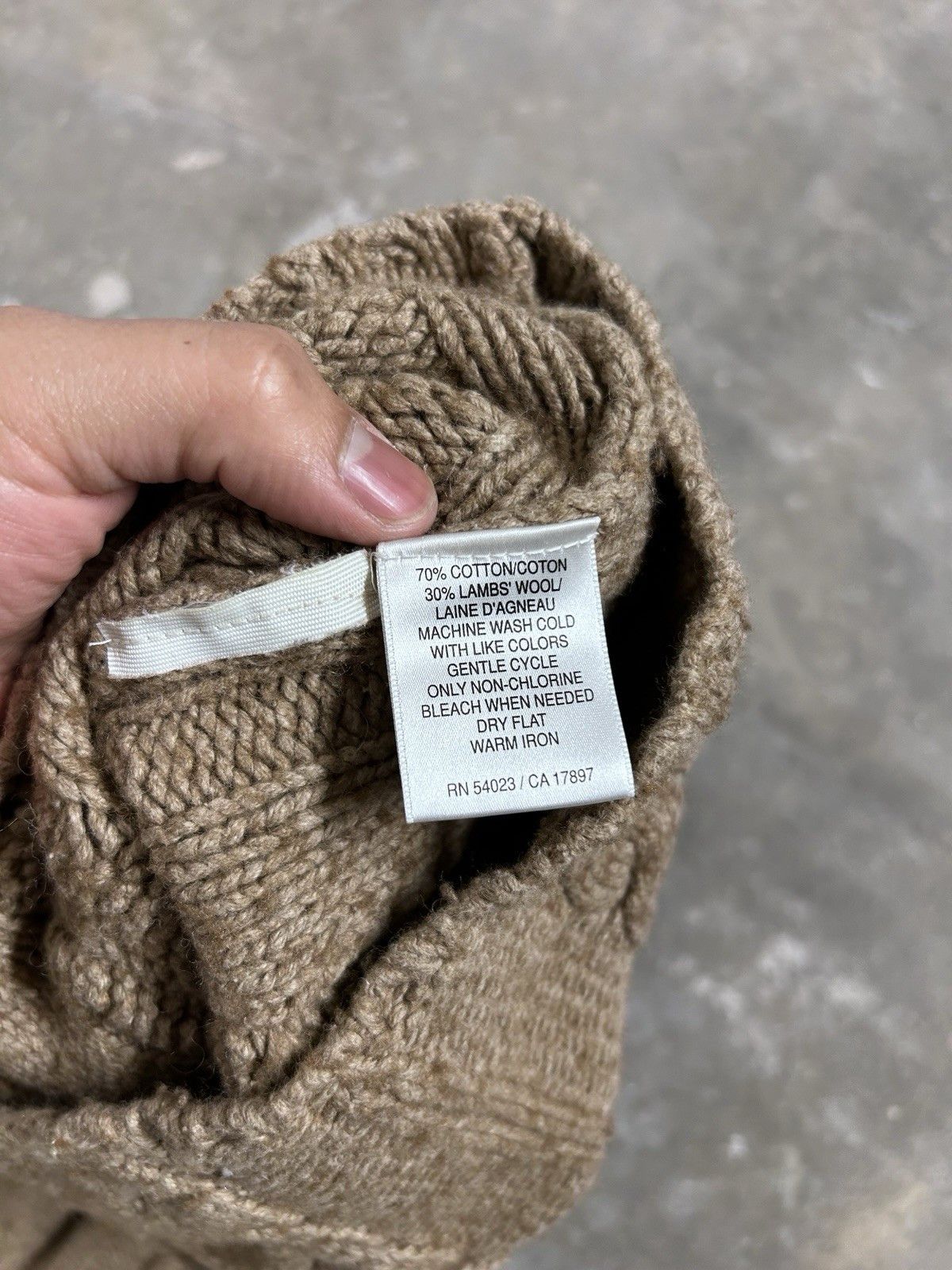 Old Navy VTG Y2K Old Navy Cottage Cotton Lamb Knit Pullover Sweater Size S / US 4 / IT 40 - 4 Thumbnail