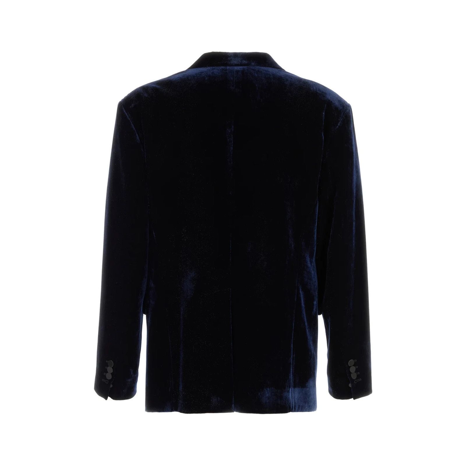 Dsquared2 DSQUARED2 Midnight Blue Velvet Blazer New & Authentic (Men's Size US L / EU 52-54 / 3 - 2 Thumbnail