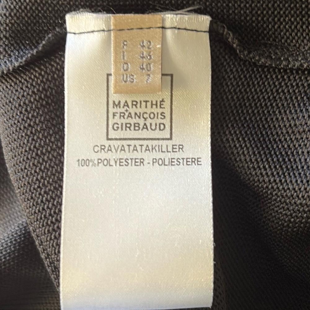 Marithe + Francois Girbaud Marithe Francois Girbaud Ruched Draped Sheer Midi Dress Size M / US 6-8 / IT 42-44 - 6 Thumbnail