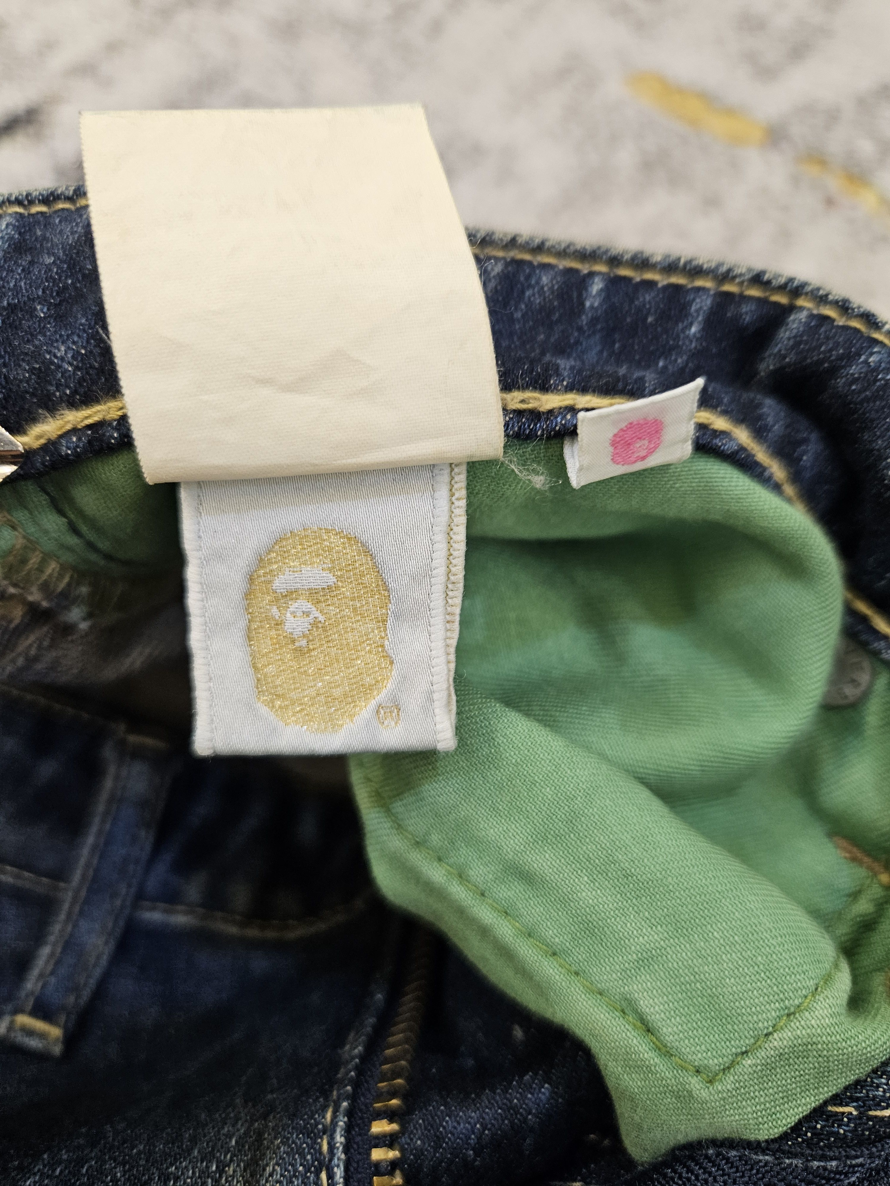 Bape Human Made x BAPE Collaborative Jeans (Women's) 🐒❤️ Size 31" - 14 Thumbnail