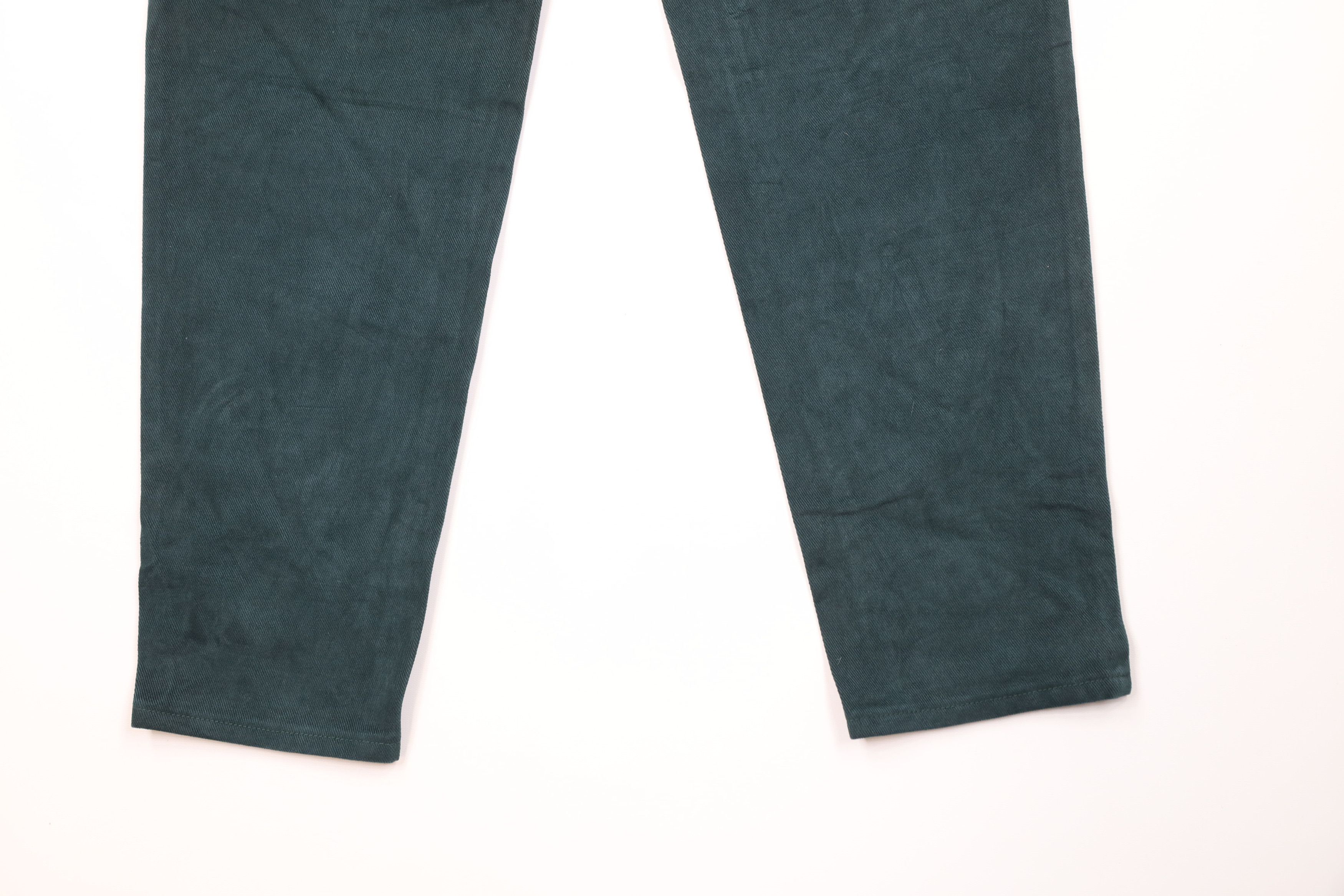 Lee Deadstock Vintage 90s Lee Tapered Leg Denim Jeans Green USA Size 34" / US 12 / IT 48 - 14 Thumbnail