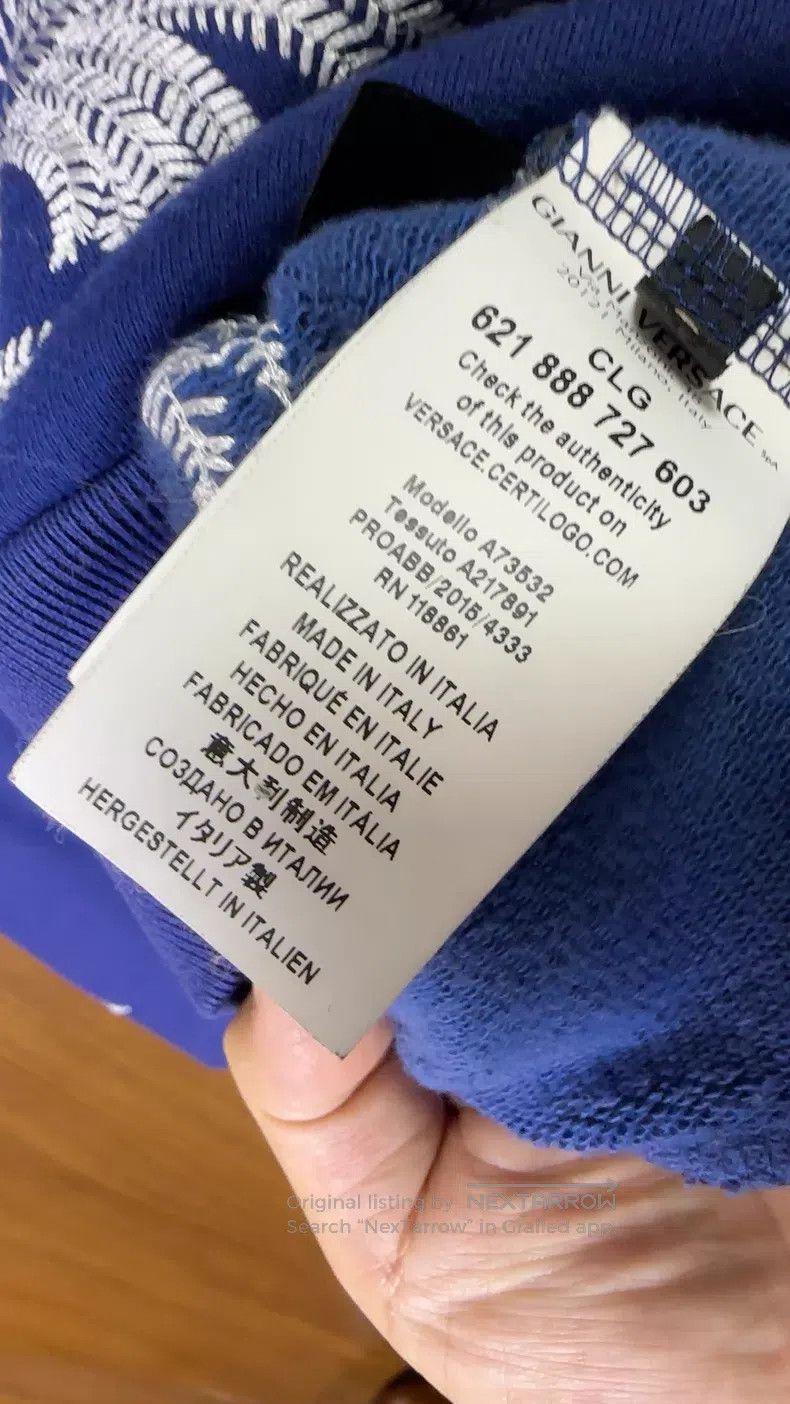 Versace Versace Men's sweatshirts Size US L / EU 52-54 / 3 - 8 Thumbnail