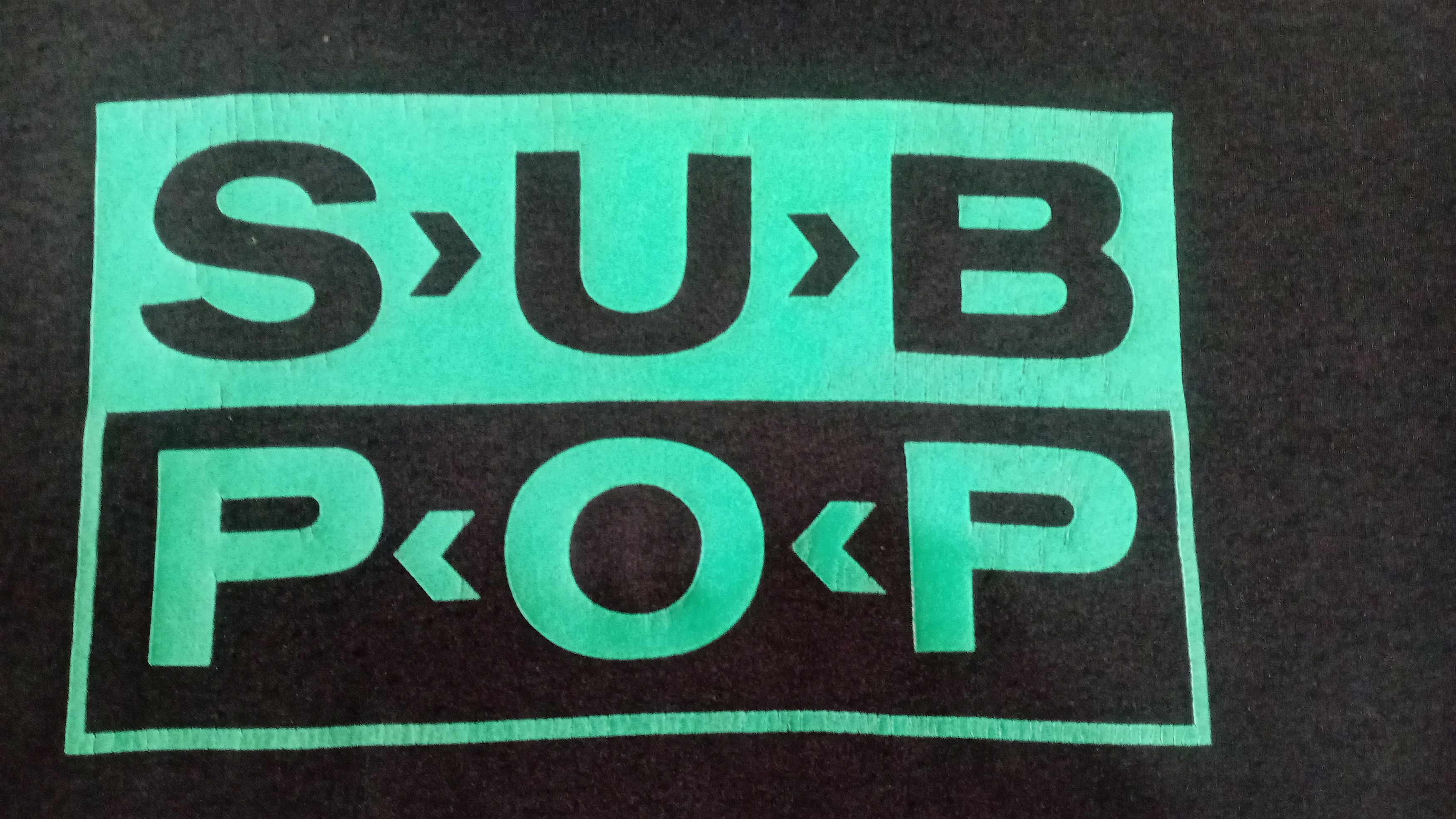 Vintage Vintage 90s Sub Pop Hoodie Rockboss,Nirvana,AIC Size US L / EU 52-54 / 3 - 8 Thumbnail