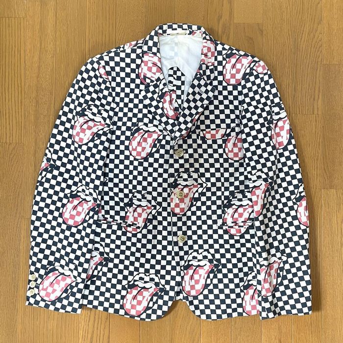 comme des garcons rolling stones blazer