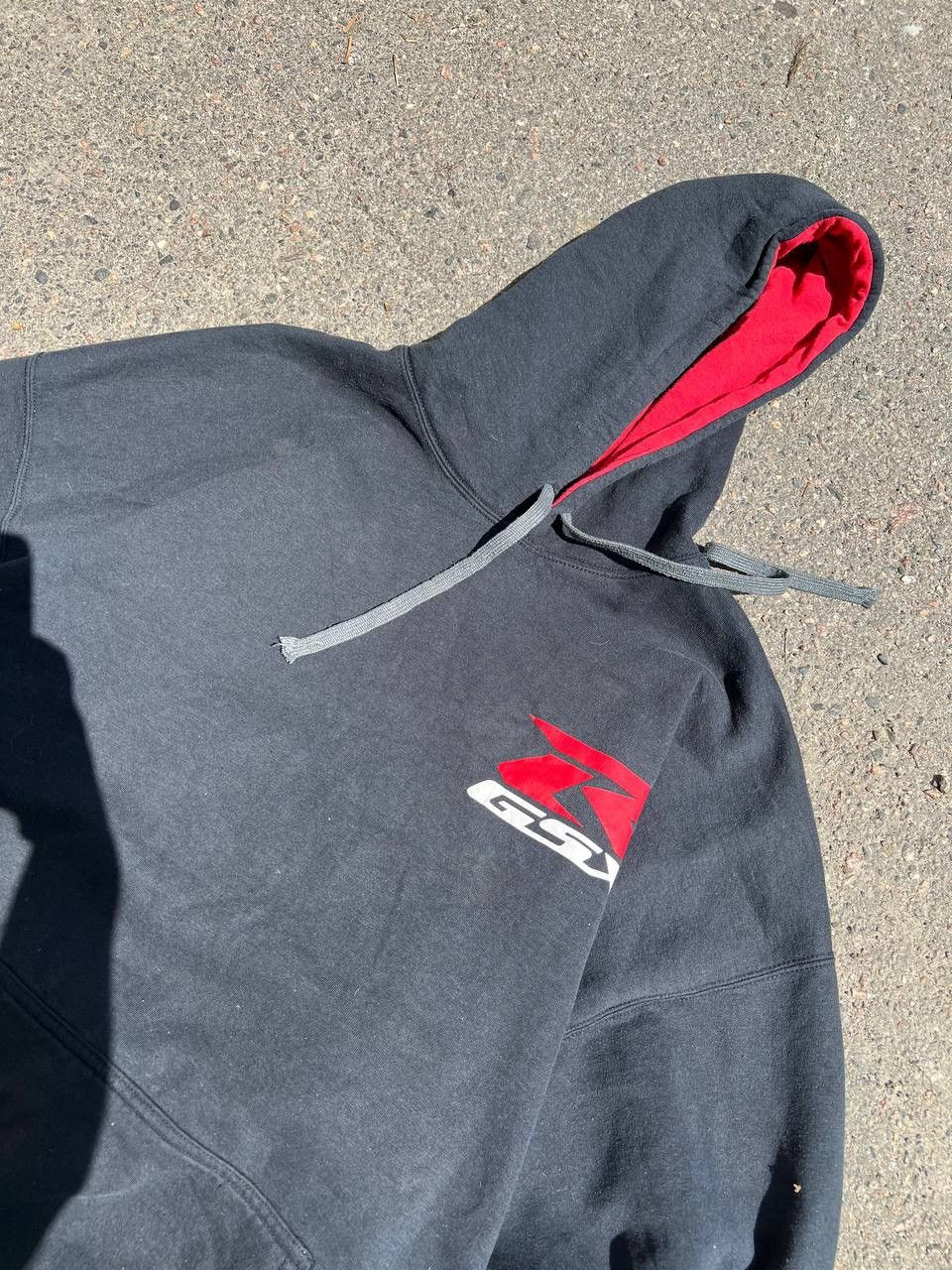 Vintage Vintage Y2K Oversize Suzuki GSX Motorcycle hoodie Size US XL / EU 56 / 4 - 5 Thumbnail