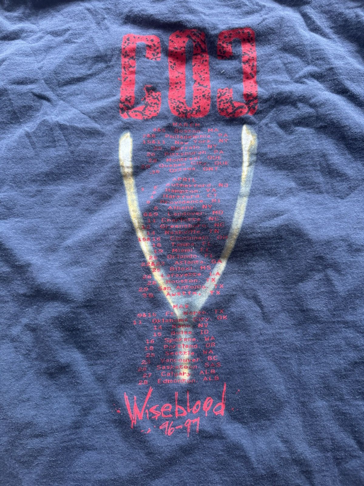 Tultex Vintage Corrosion of Conformity 96/97 tour tee Size US XL / EU 56 / 4 - 4 Thumbnail