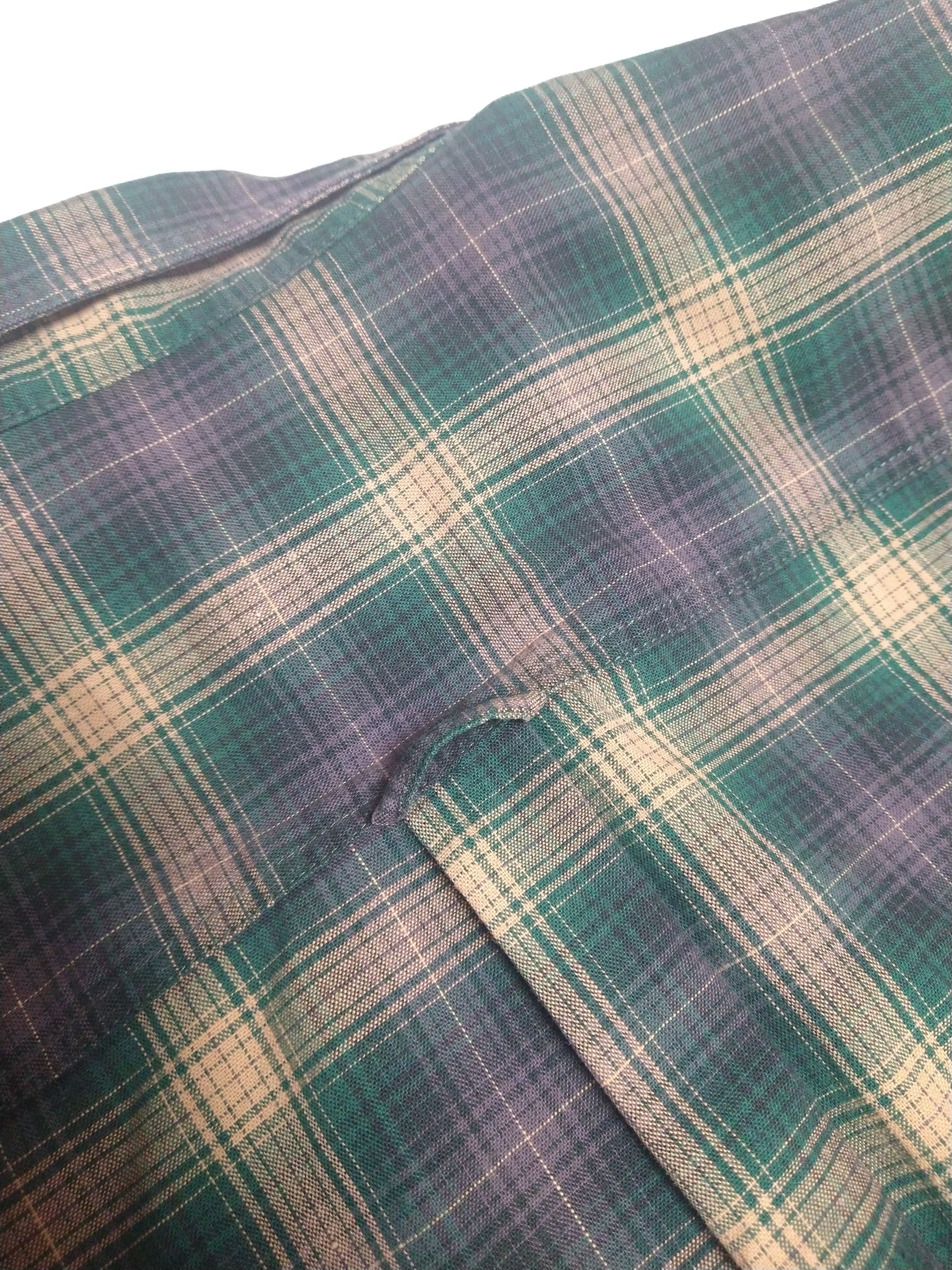 Aigle Aigle Button Shirt Top Plaid Check Flannel Outdoors France Size US XL / EU 56 / 4 - 6 Thumbnail