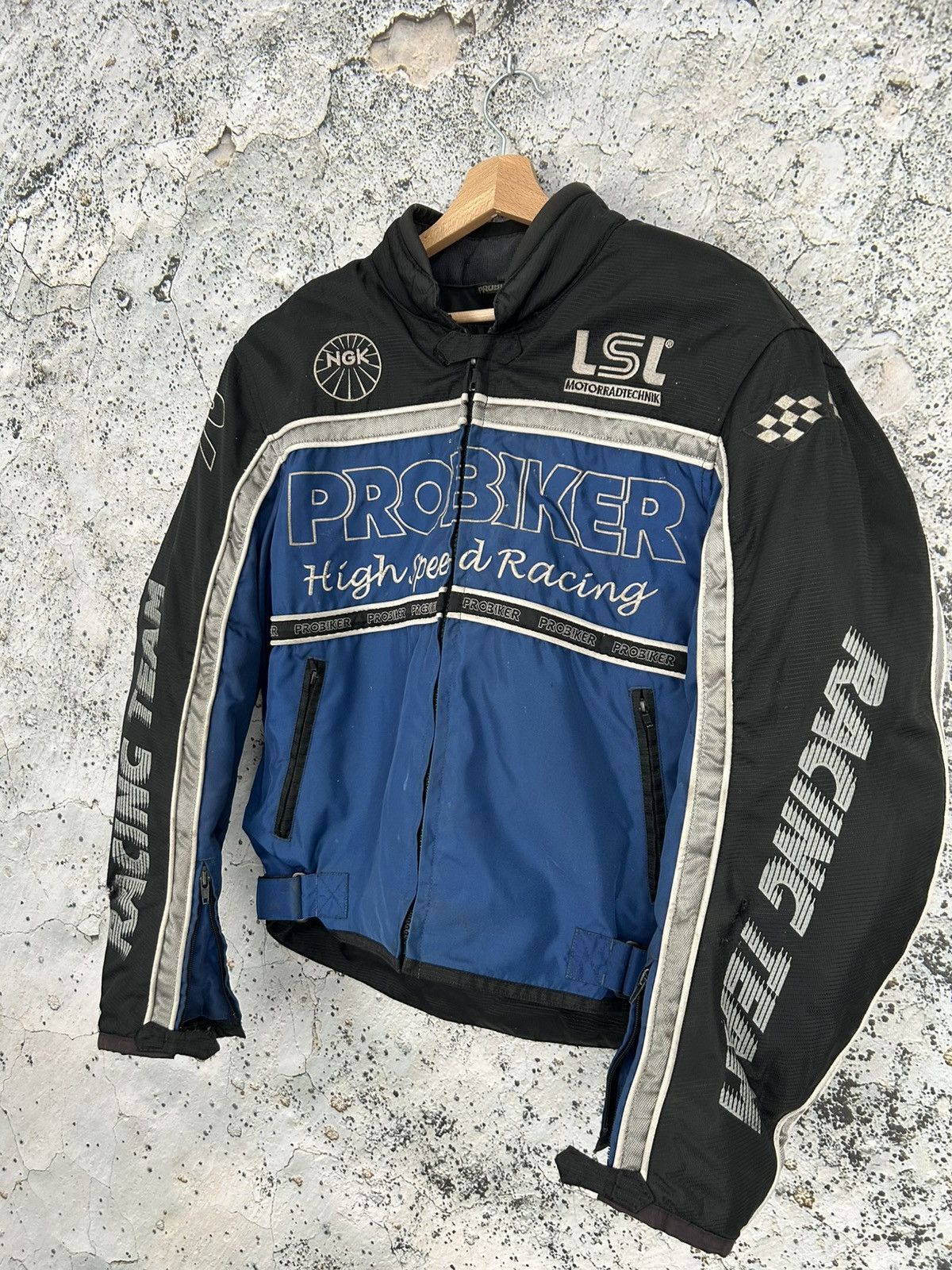 Vintage Vintage Probiker Racing Moto Jacket Avant Garde Punk Size US L / EU 52-54 / 3 - 2 Thumbnail