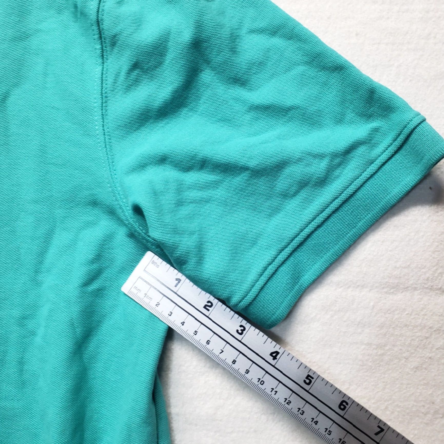 Vintage Saddlebred Polo Shirt Solid Light Blue Blue Polo Tee Shirt Short Sleeve Adult Men's L Large Size US L / EU 52-54 / 3 - 5 Thumbnail