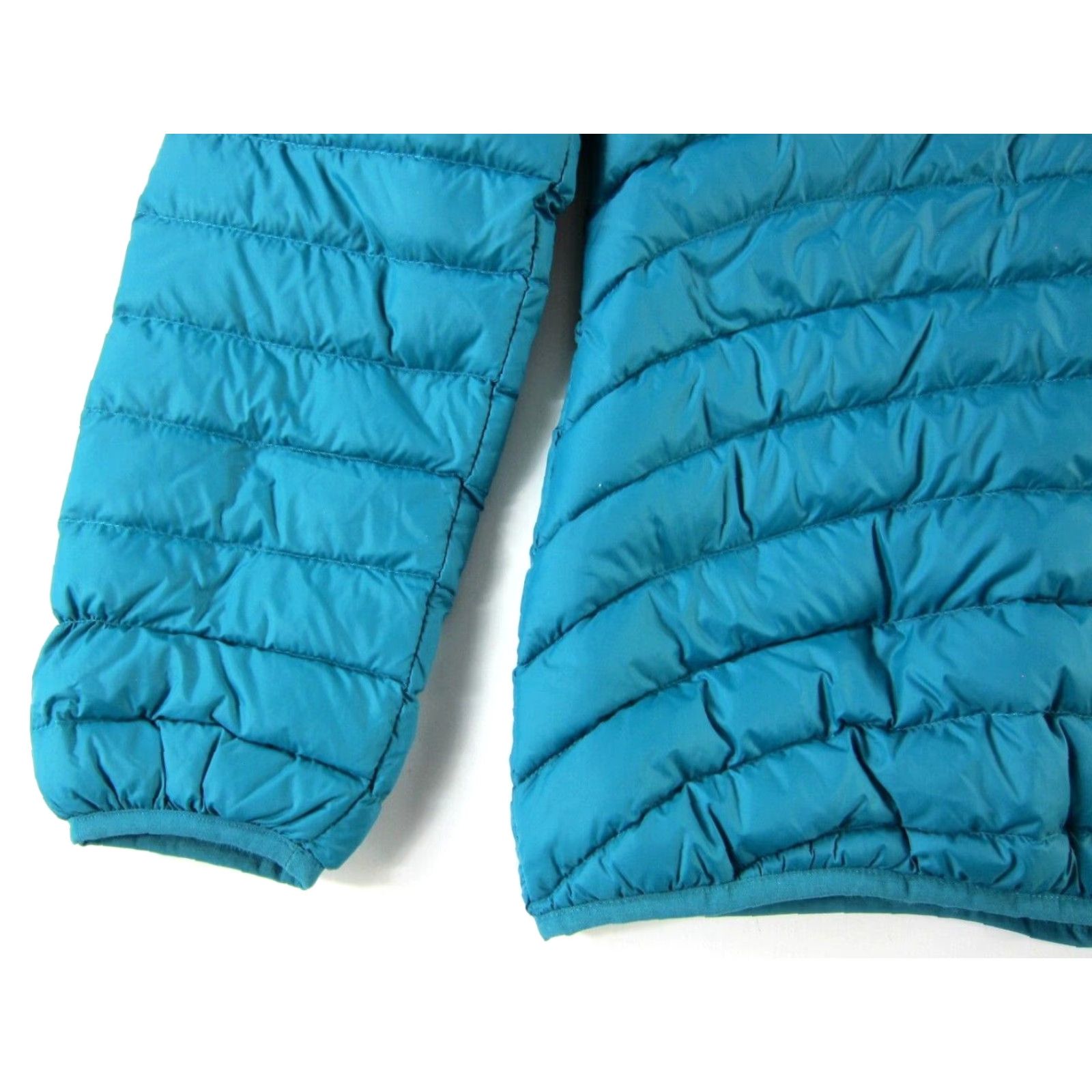 Altea Sportcaster Puffer Jacket Women S Teal Green Quilted Down Warm Cozy Nylon 100% Down Front Zip Size S / US 4 / IT 40 - 6 Thumbnail
