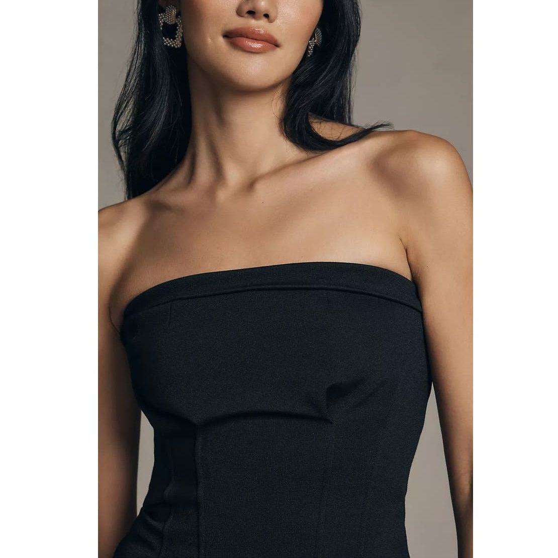 Anthropologie NWT By Anthropologie Strapless Structured Mini Dress $178 Size L / US 10 / IT 46 - 3 Thumbnail