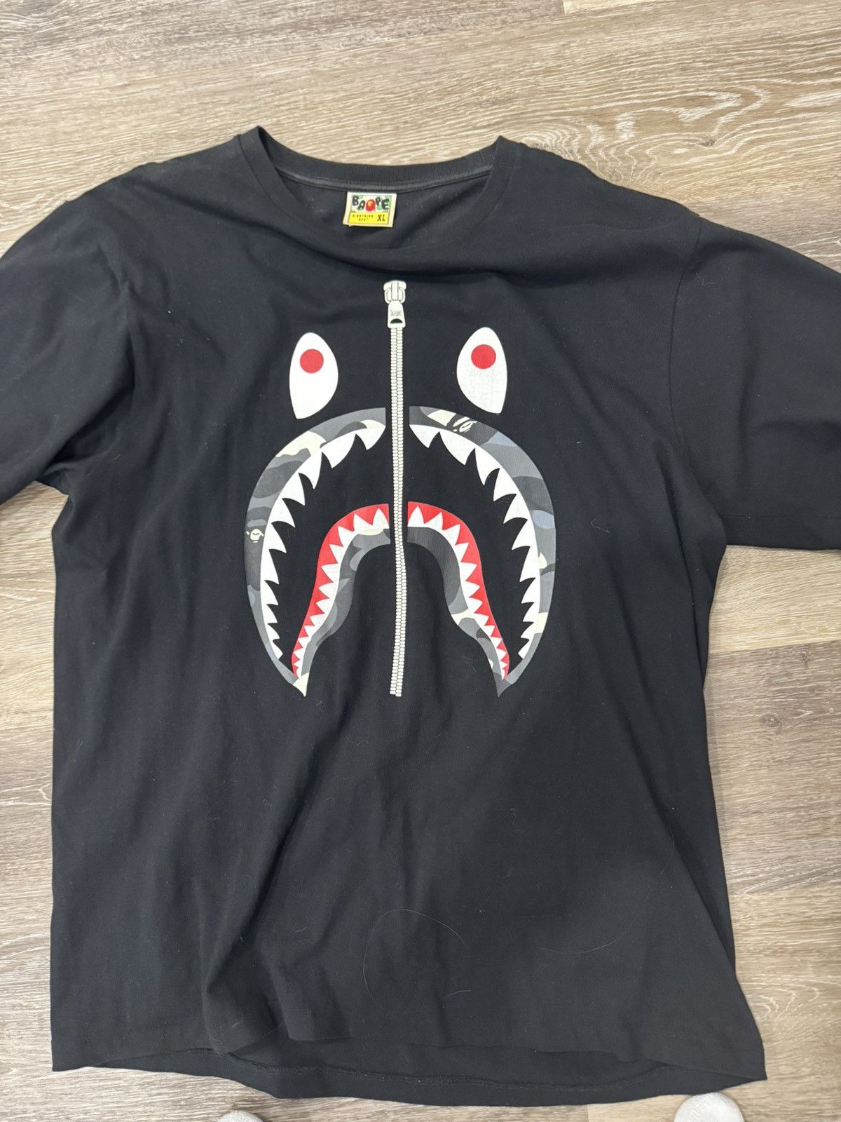 Bape Bape shark tee Size US XL / EU 56 / 4 - 1 Thumbnail