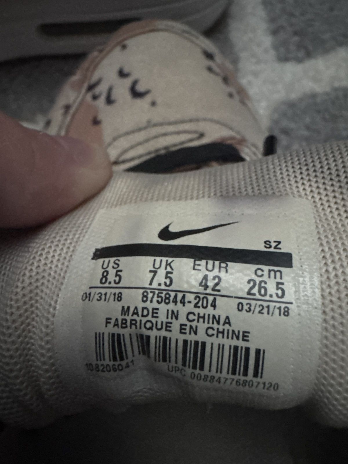 Nike Nike camo air max Size US 8.5 / EU 41-42 - 4 Thumbnail