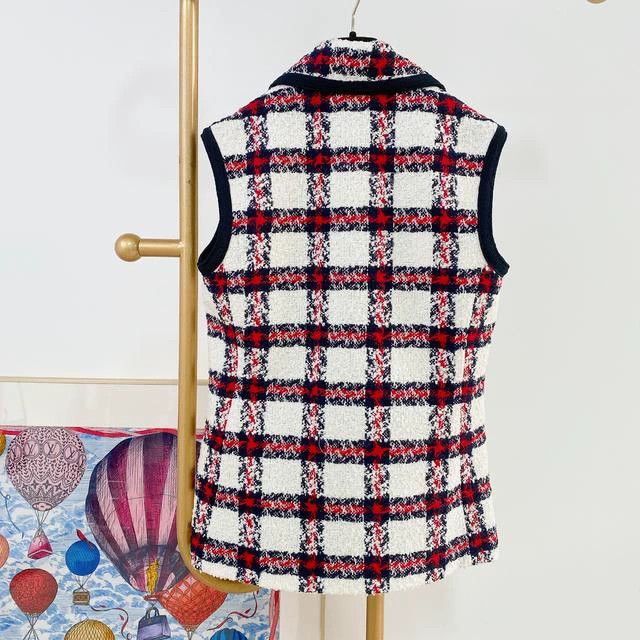 Gucci Gucci Xiaoxiang style patterned tweed vest Size S / US 4 / IT 40 - 2 Thumbnail