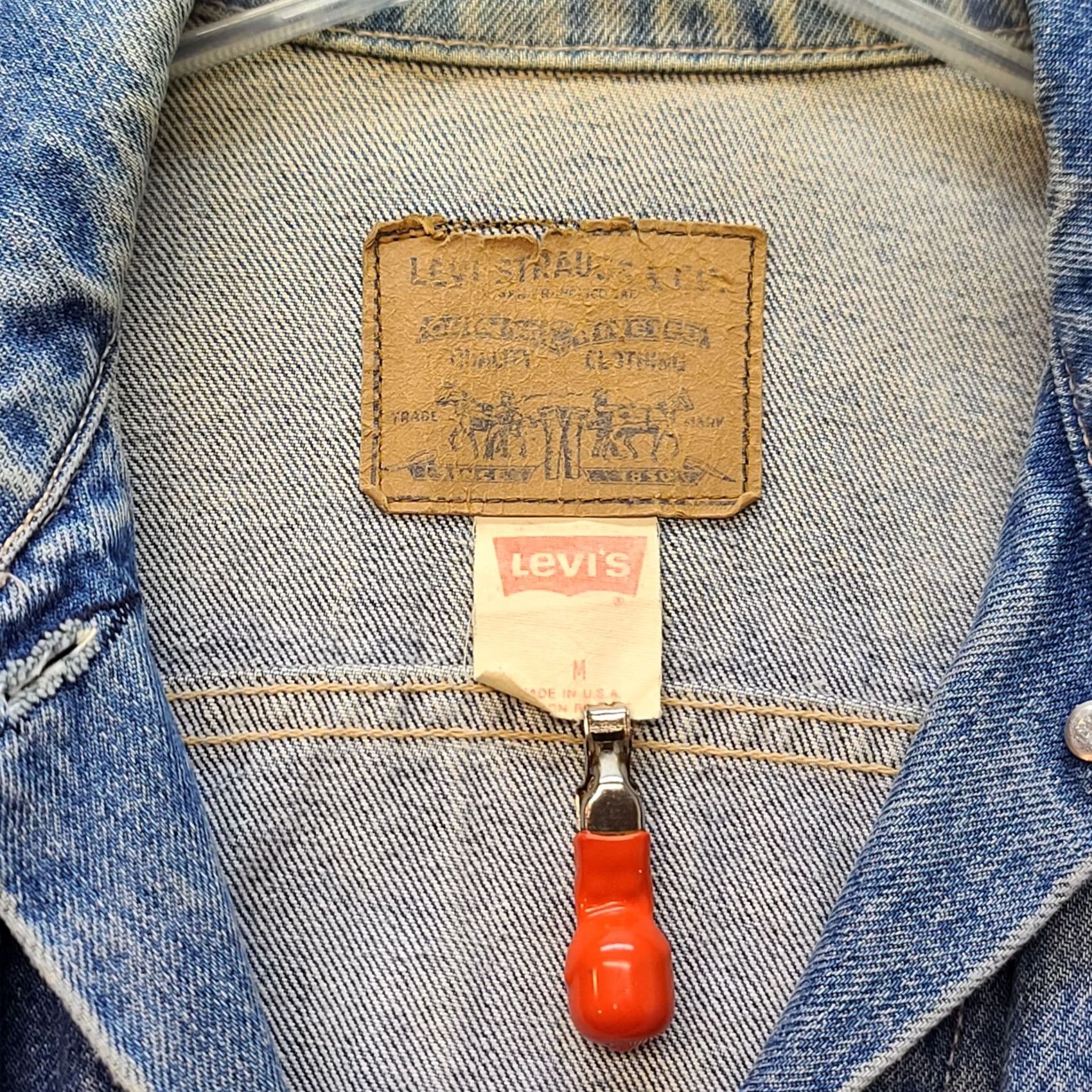 Levi's VINTAGE Levi's Trucker Jacket Womens M Levi's Regular Denim Blue 80s Lll Jacket Womens Size 32" / US 10 / IT 46 - 2 Thumbnail