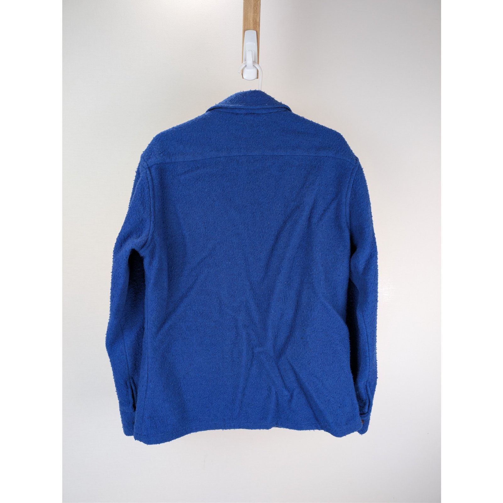 Percival o1rshd1 CC20 Casentino Wool Blanket Overshirt in Blue Size US L / EU 52-54 / 3 - 10 Thumbnail